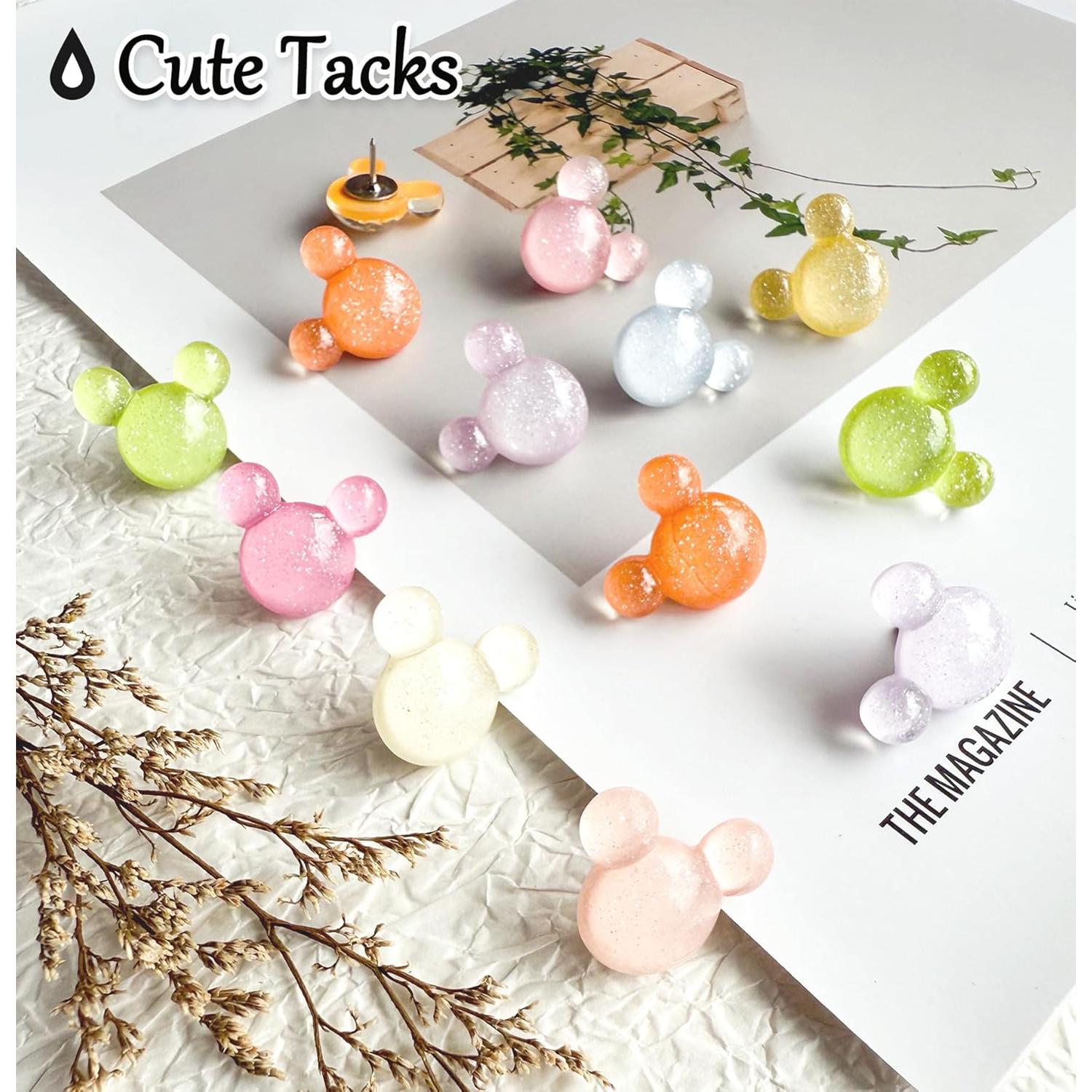 30 Chinchetas Decorativas Tandarui para Oficina y Hogar