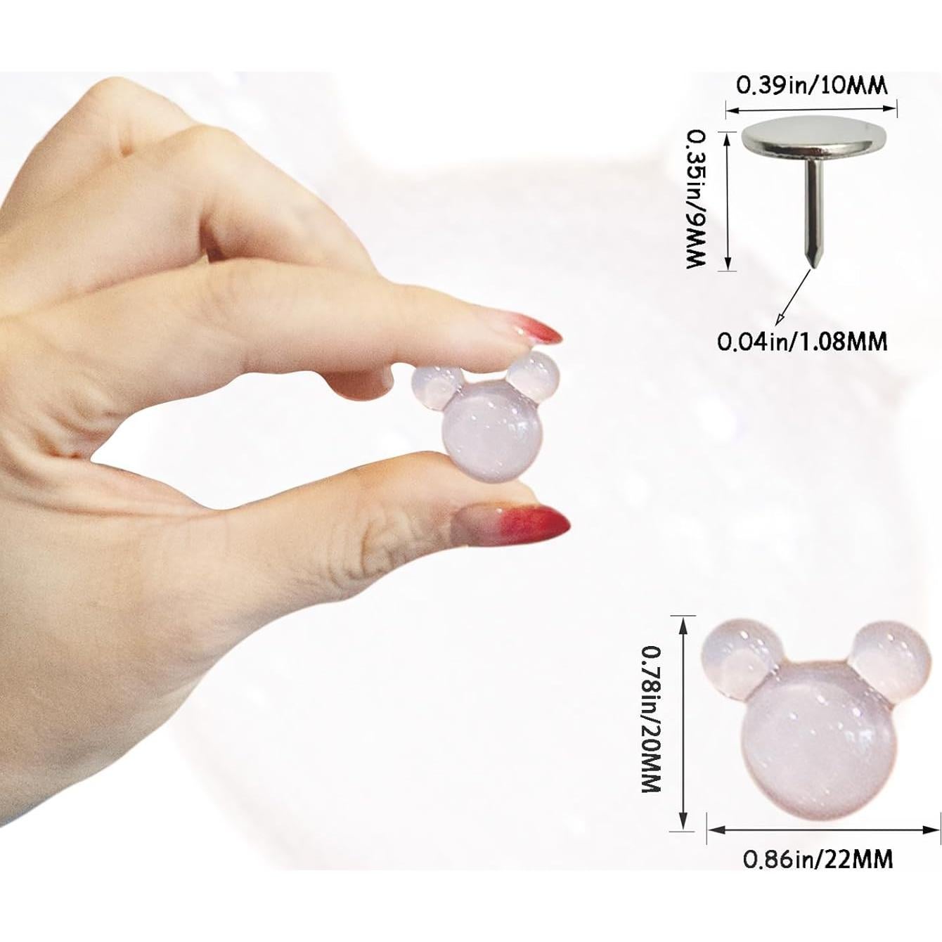 30 Chinchetas Decorativas Tandarui para Oficina y Hogar