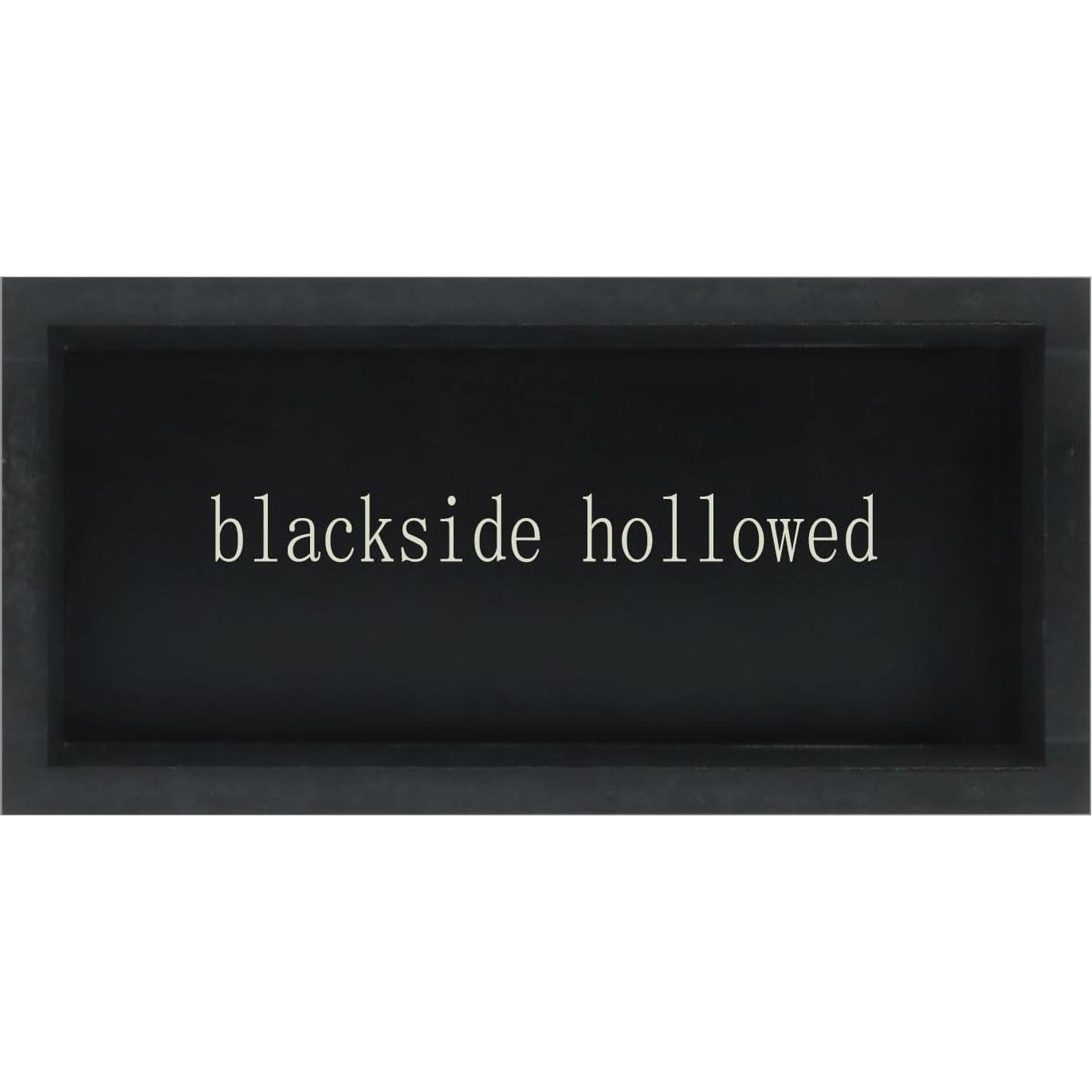 Cartel Motivacional Esur P.S. Tú Puedes - Decoración Negra 20x10 cm