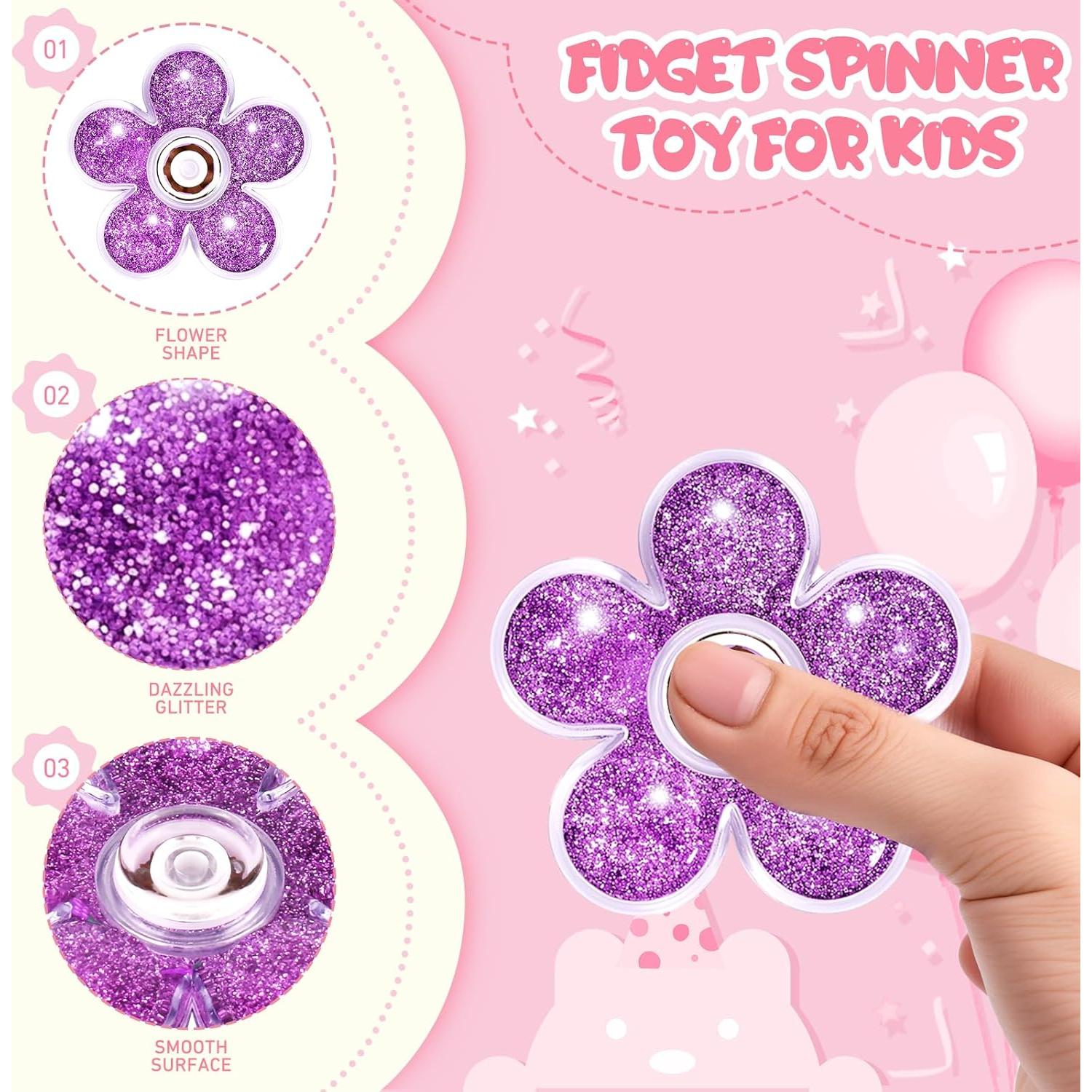 Paquete de 5 Fidget Spinners FIGROL - Juguetes Sensoriales Brillantes