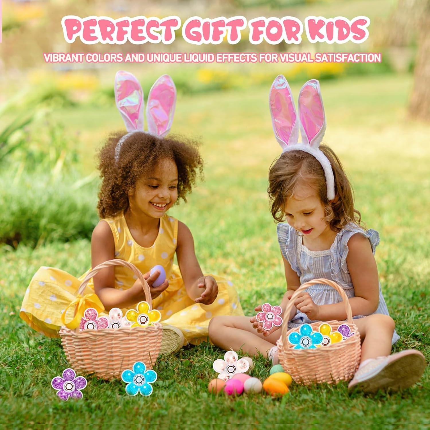 Paquete de 5 Fidget Spinners FIGROL - Juguetes Sensoriales Brillantes