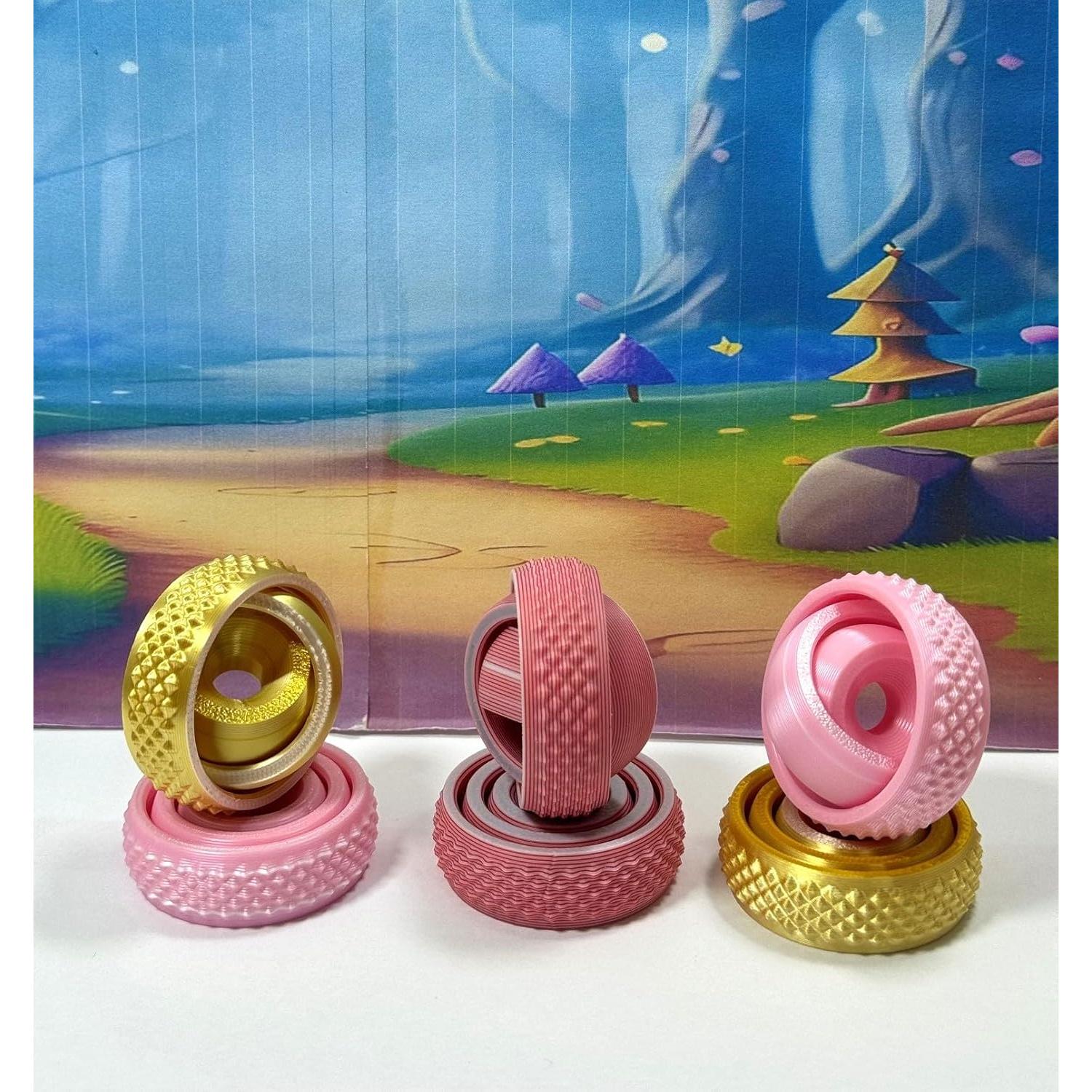 Giroscopio Antiestrés NOHO3D 6 Pcs - Spinner Colorido para Adultos