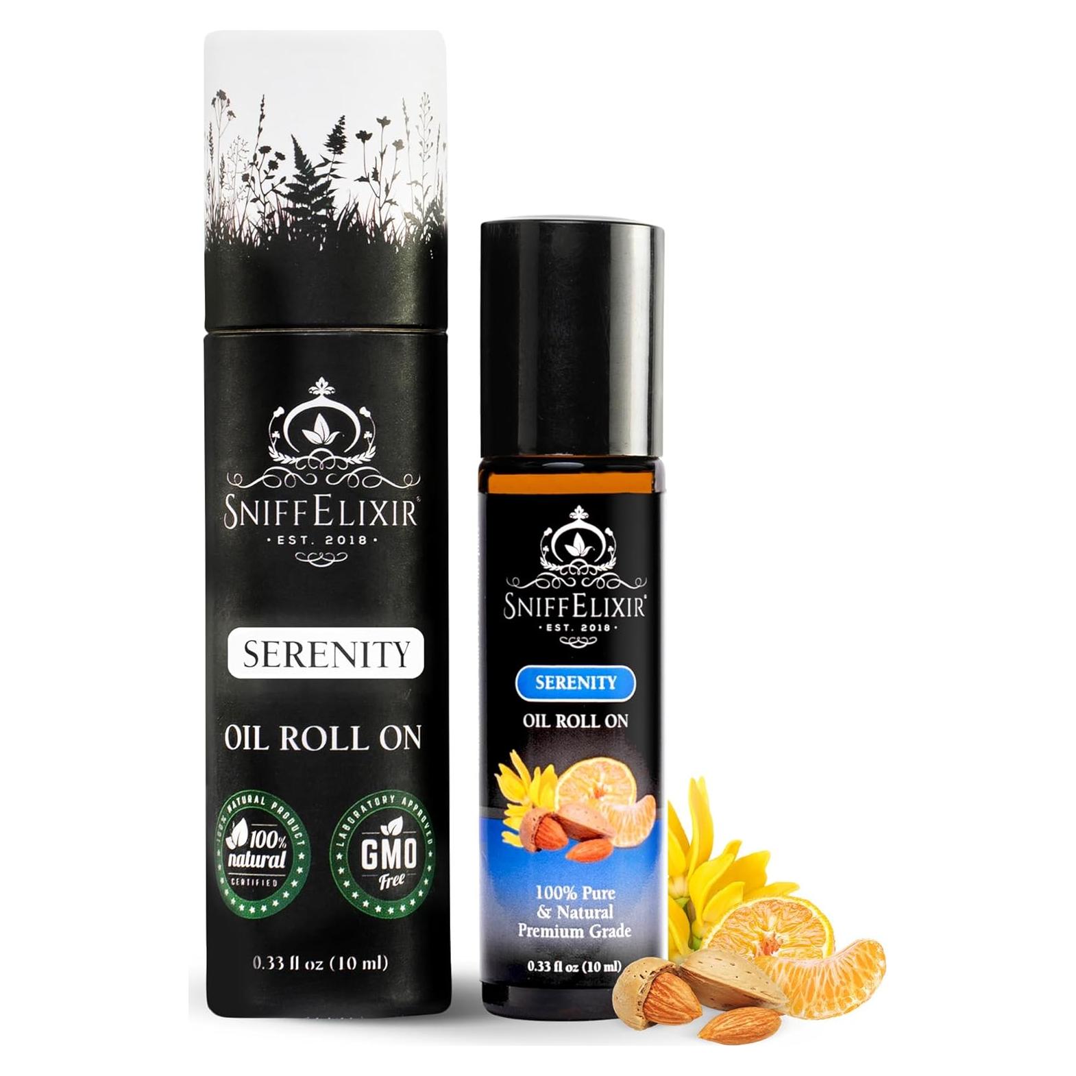 Roll On Aceite Esencial Serenity 10ml SniffElixir - Calmante Natural