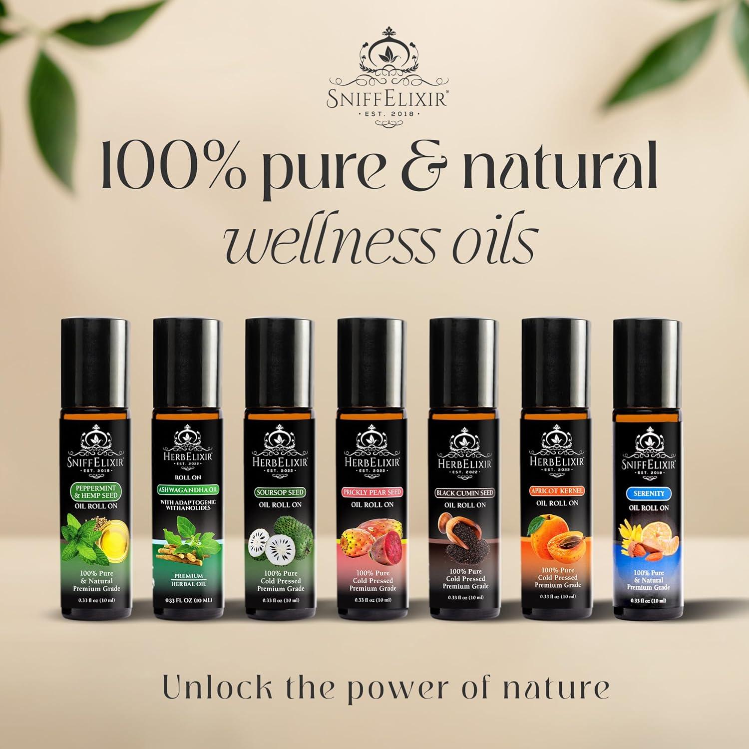 Roll On Aceite Esencial Serenity 10ml SniffElixir - Calmante Natural