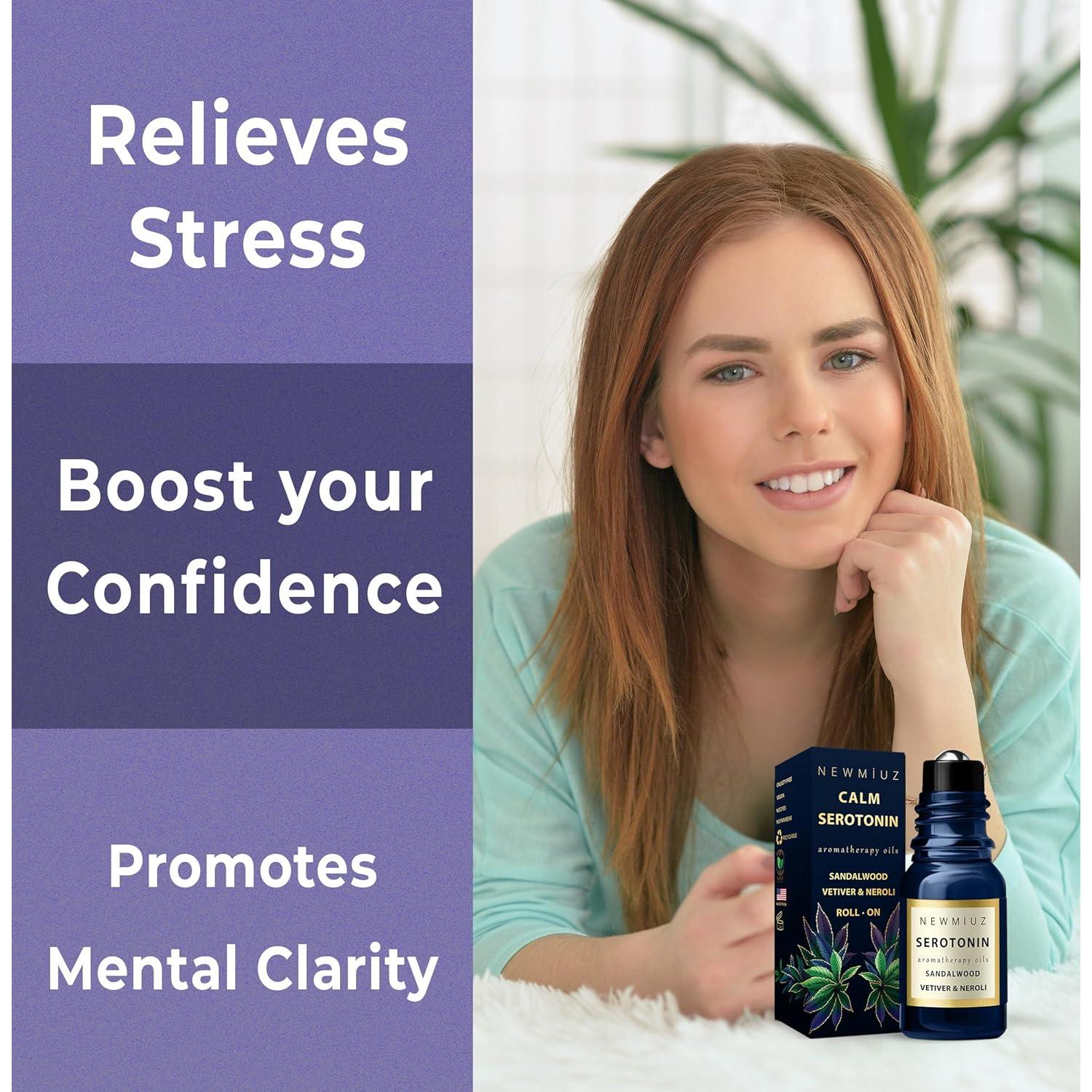 Roll On Calmante Aceite Esencial Alivio Estrés Sándalo Vetiver 10ml