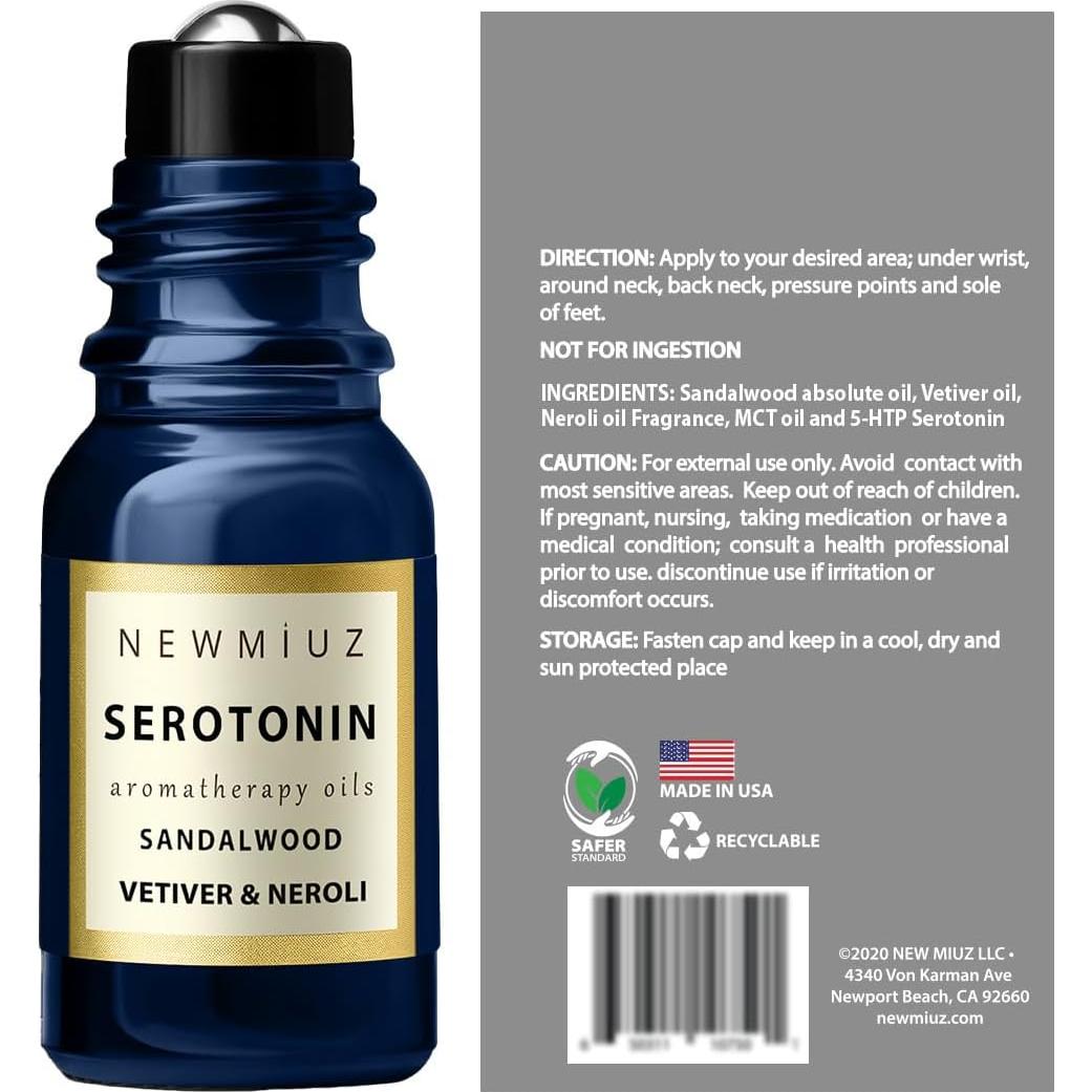 Roll On Calmante Aceite Esencial Alivio Estrés Sándalo Vetiver 10ml