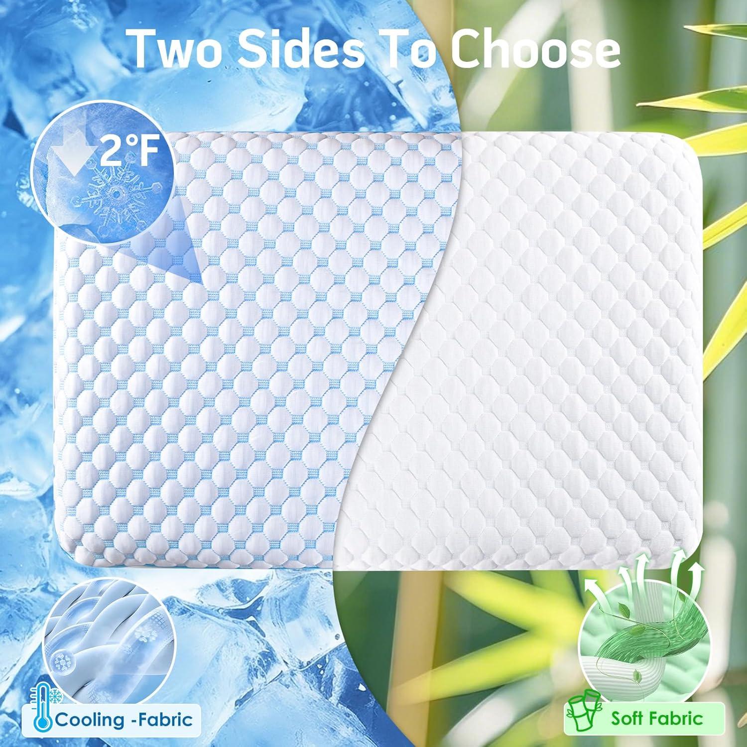 Almohada Iwacool Ultra Delgada 5.7 cm Espuma Viscoelástica