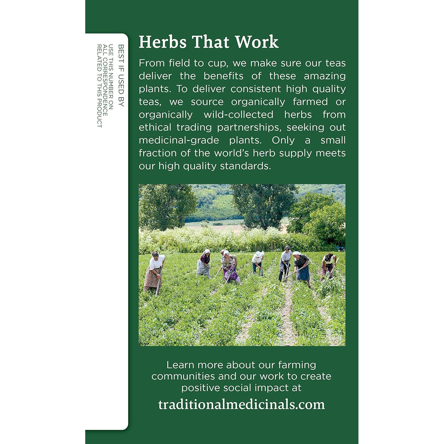 Té de hierbas orgánico Traditional Medicinals 16 bolsas manzanilla lavanda