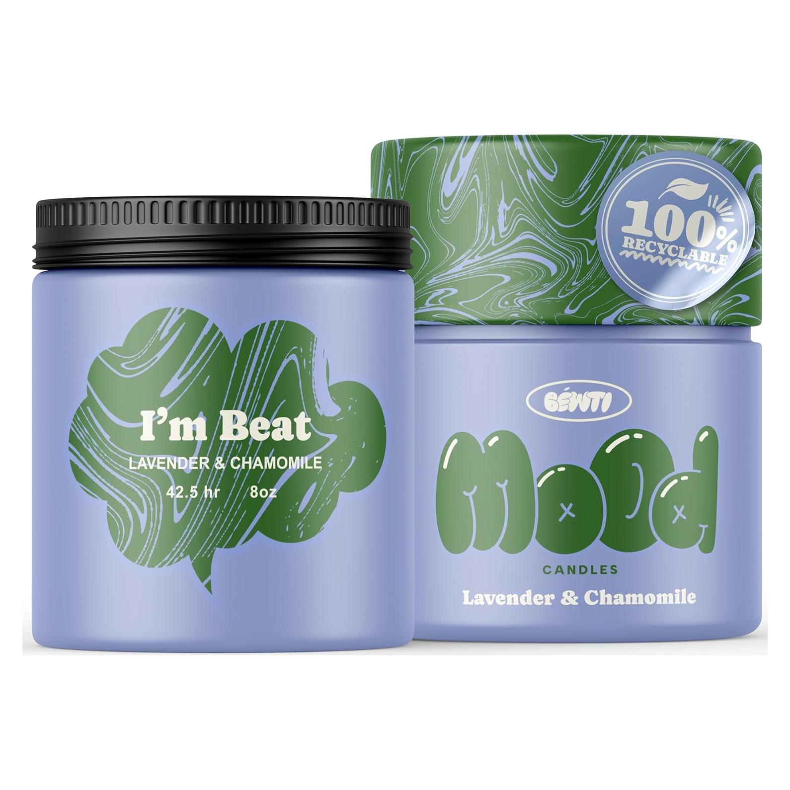 Vela Aromática de Lavanda y Manzanilla I'm Beat 450 g