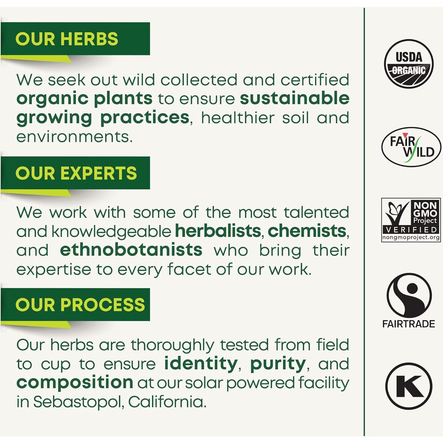 Té Herbal Orgánico Manzanilla y Lavanda 96 Bolsitas - Poder Herbal