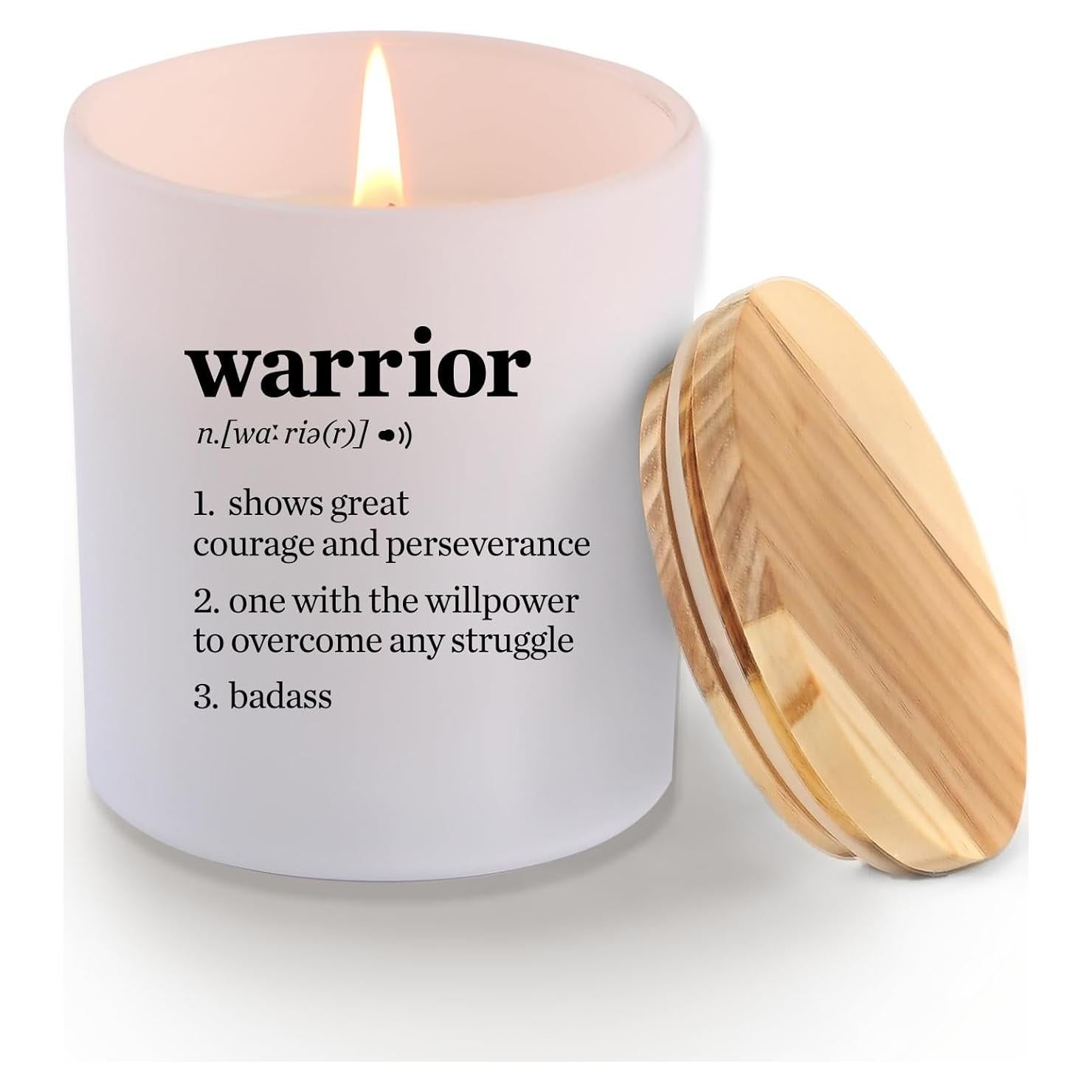 Vela Aromática Motivacional Guerrero Lavanda 269 g - Xuzhou Darui