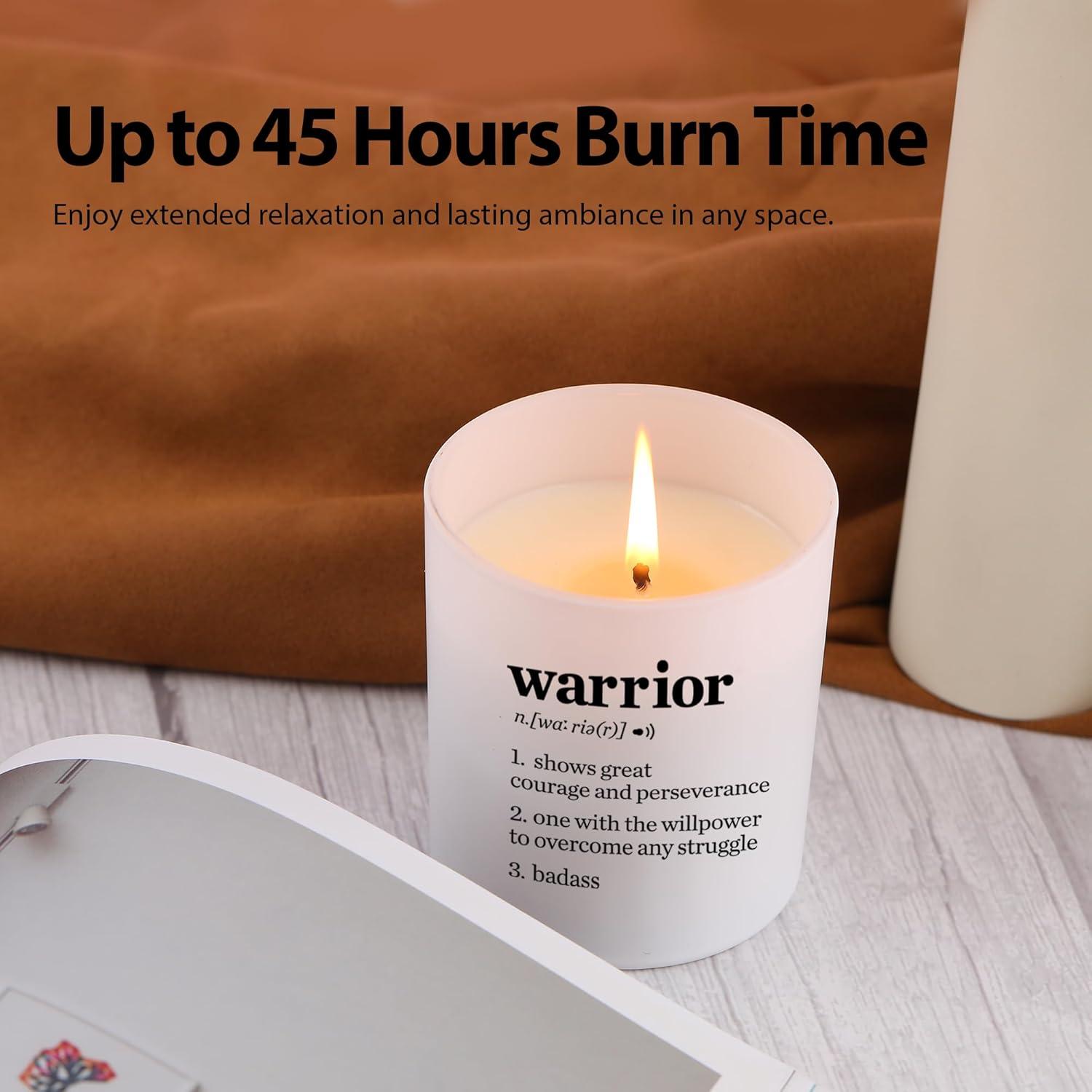 Vela Aromática Motivacional Guerrero Lavanda 269 g - Xuzhou Darui