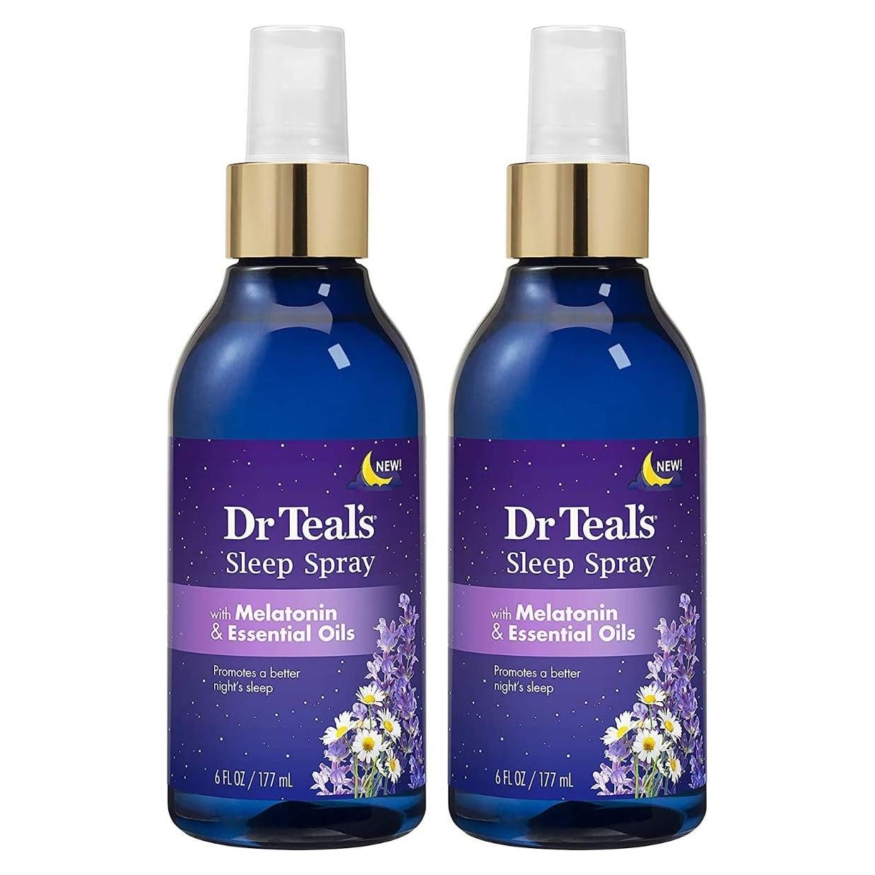Set de Spray para Dormir Dr. Teal con Melatonina 354 ml