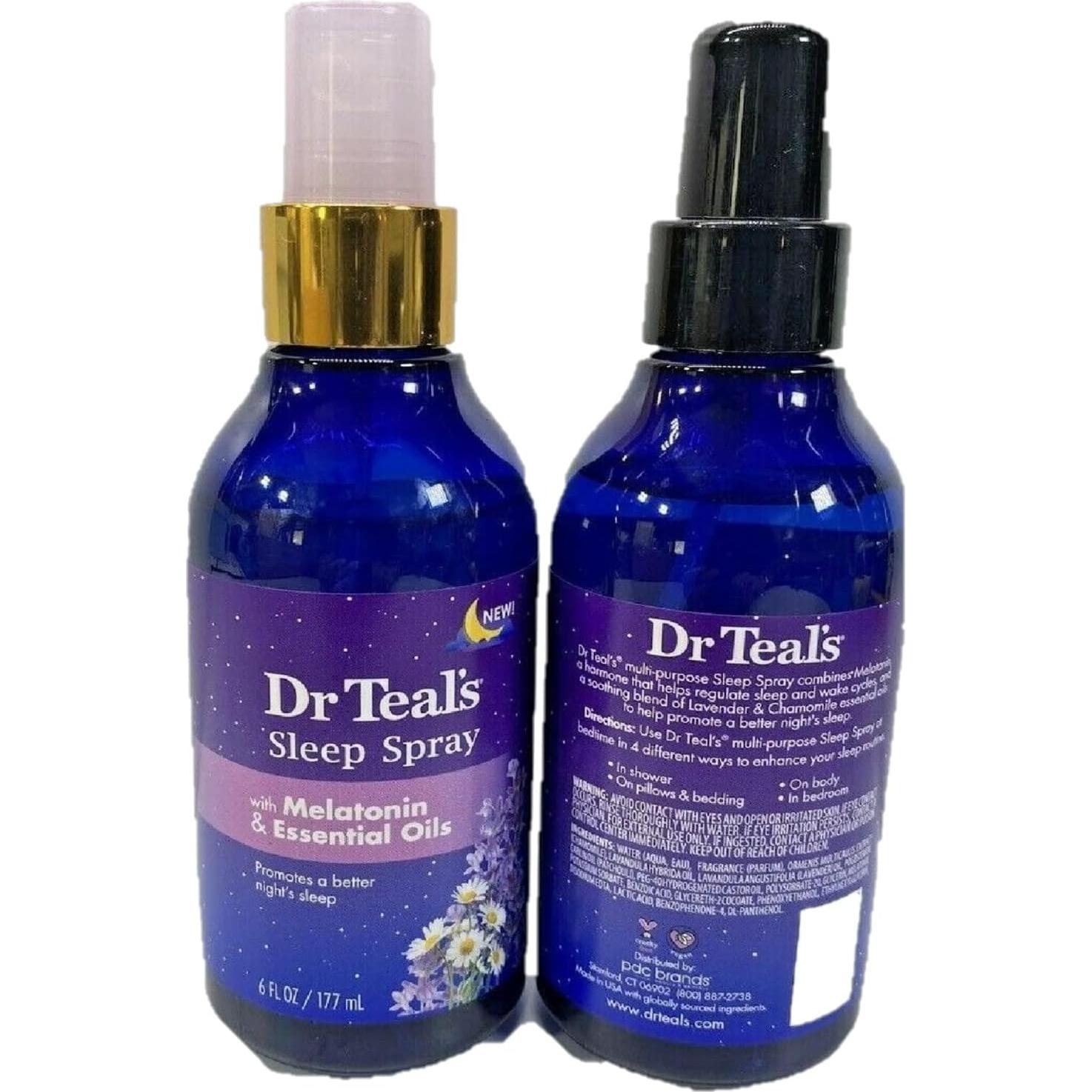 Set de Spray para Dormir Dr. Teal con Melatonina 354 ml
