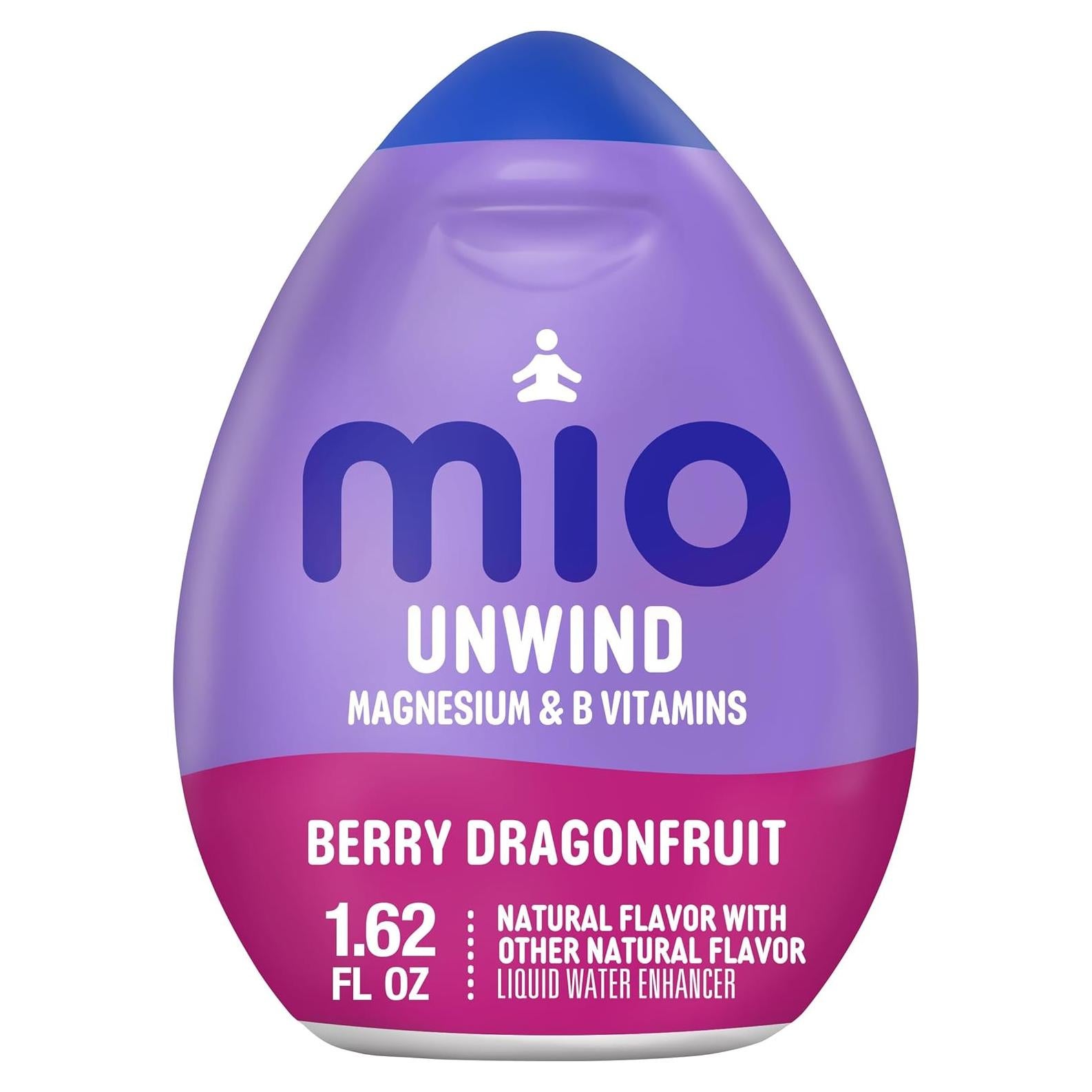 mio Unwind Berry Dragonfruit Liquid Water Enhancer with Magnesium & B Vitamins, 1.62 fl oz Bottle
