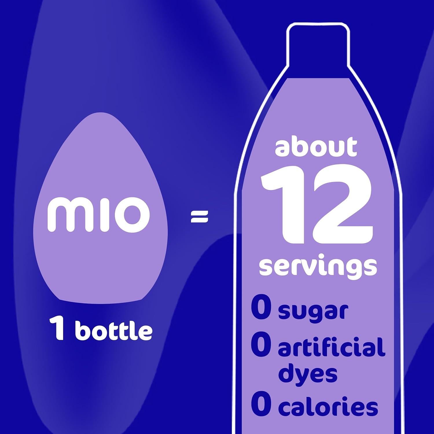 mio Unwind Berry Dragonfruit Liquid Water Enhancer with Magnesium & B Vitamins, 1.62 fl oz Bottle