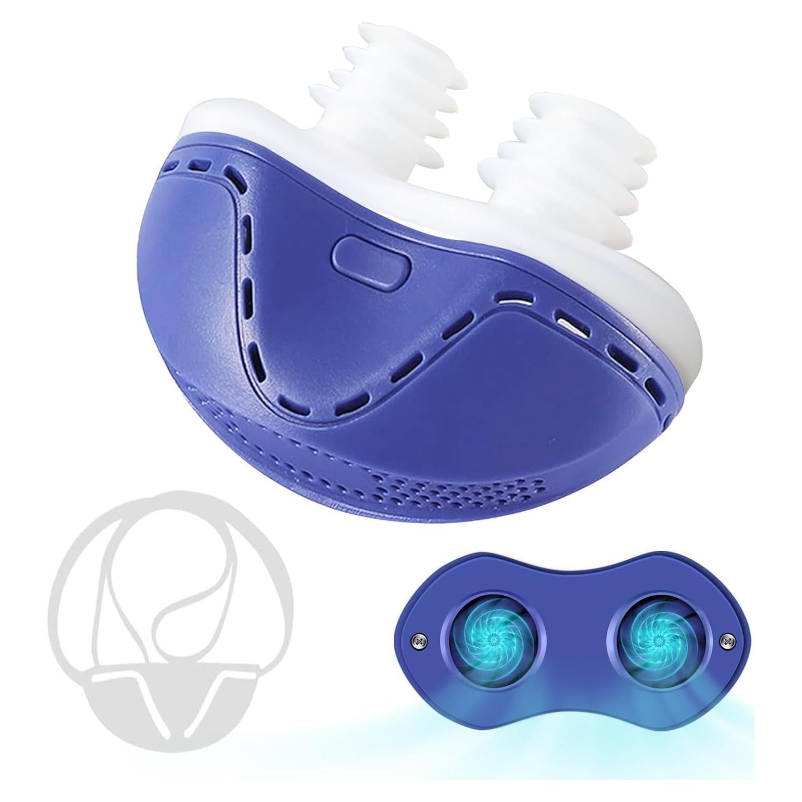 Dispositivo Anti Ronquidos LUNIA - Mini Velocidad Variable - Azul