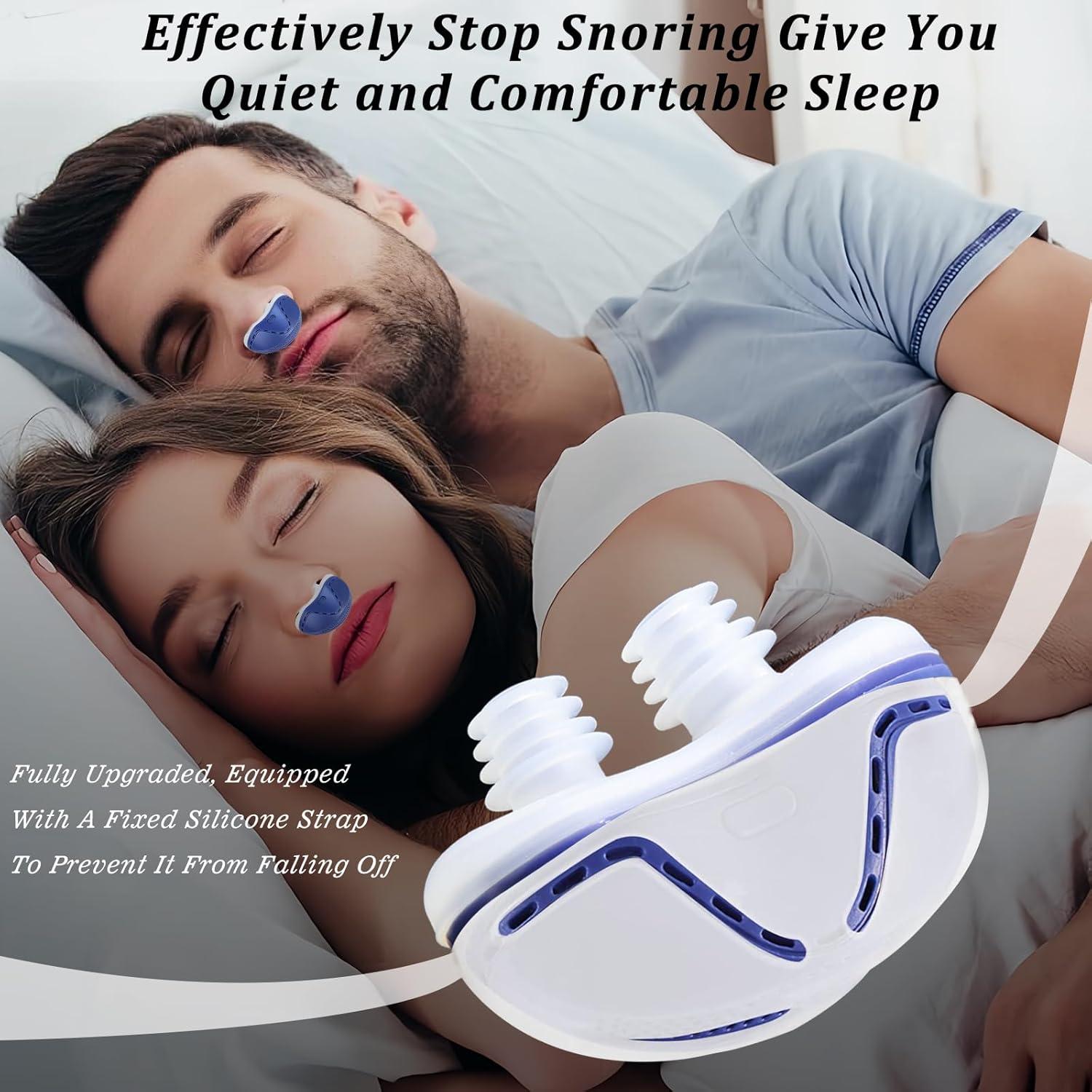 Dispositivo Anti Ronquidos NBF Azul, Carga USB, 3 Velocidades