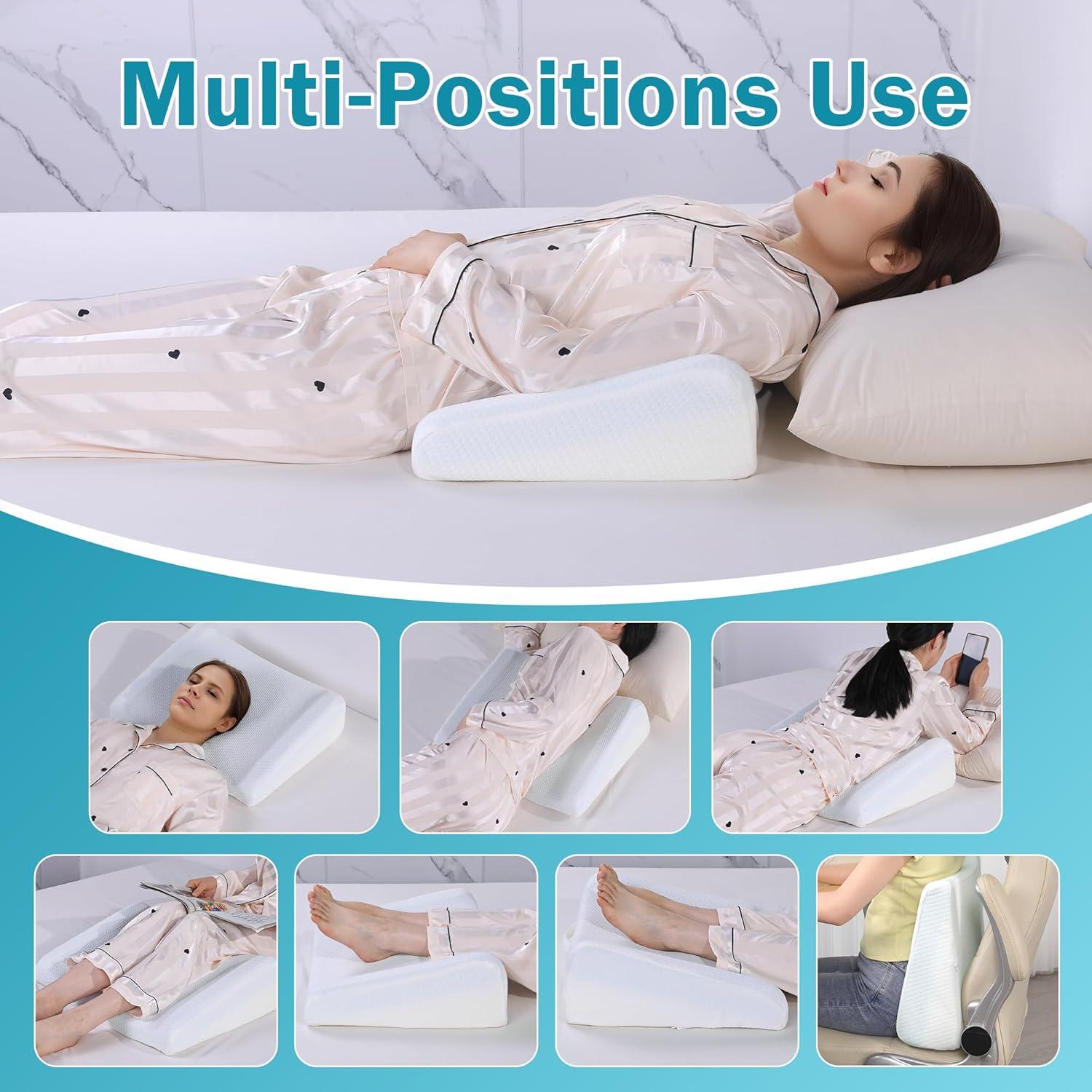 Almohada en Cuña MABOZOO Espuma Viscoelástica para Dolor de Hombro