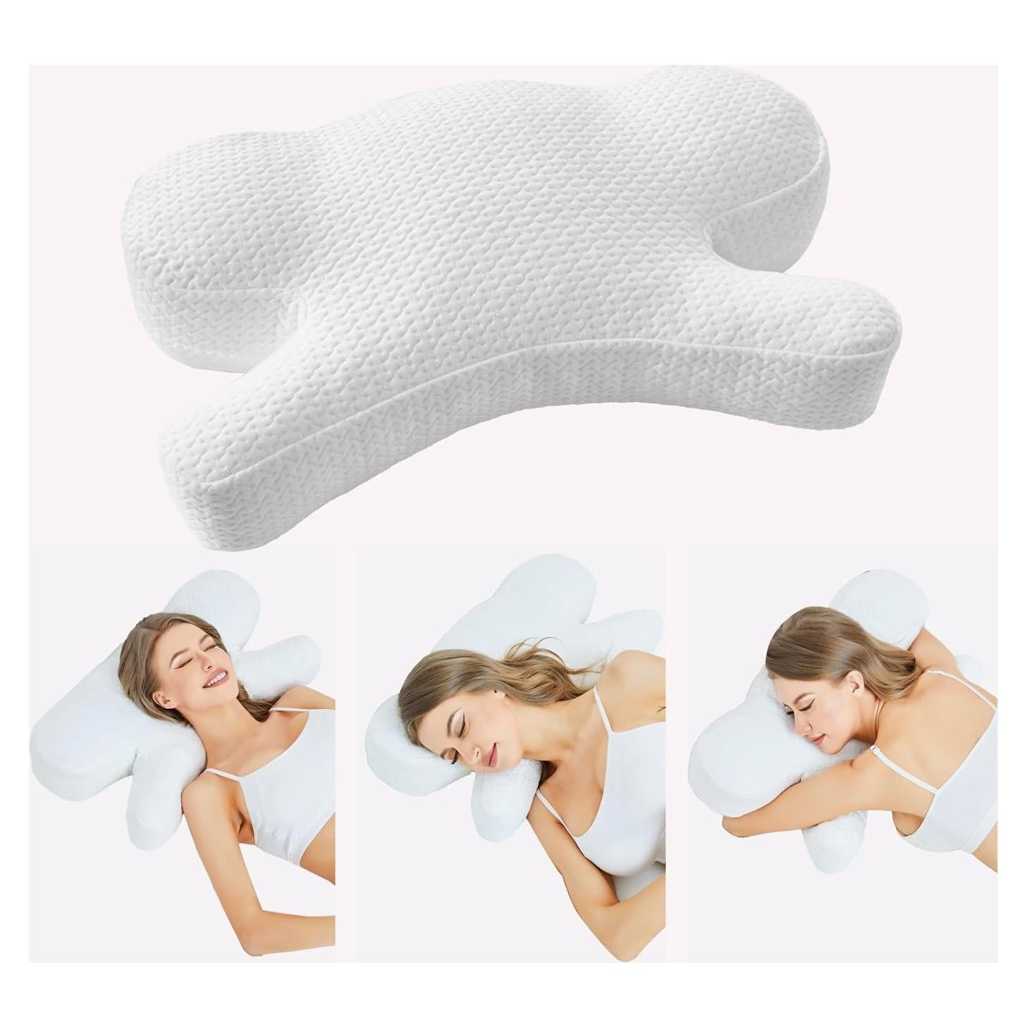 Almohada Anti Arrugas HooLaxify Reina Espuma Viscoelástica Ajustable