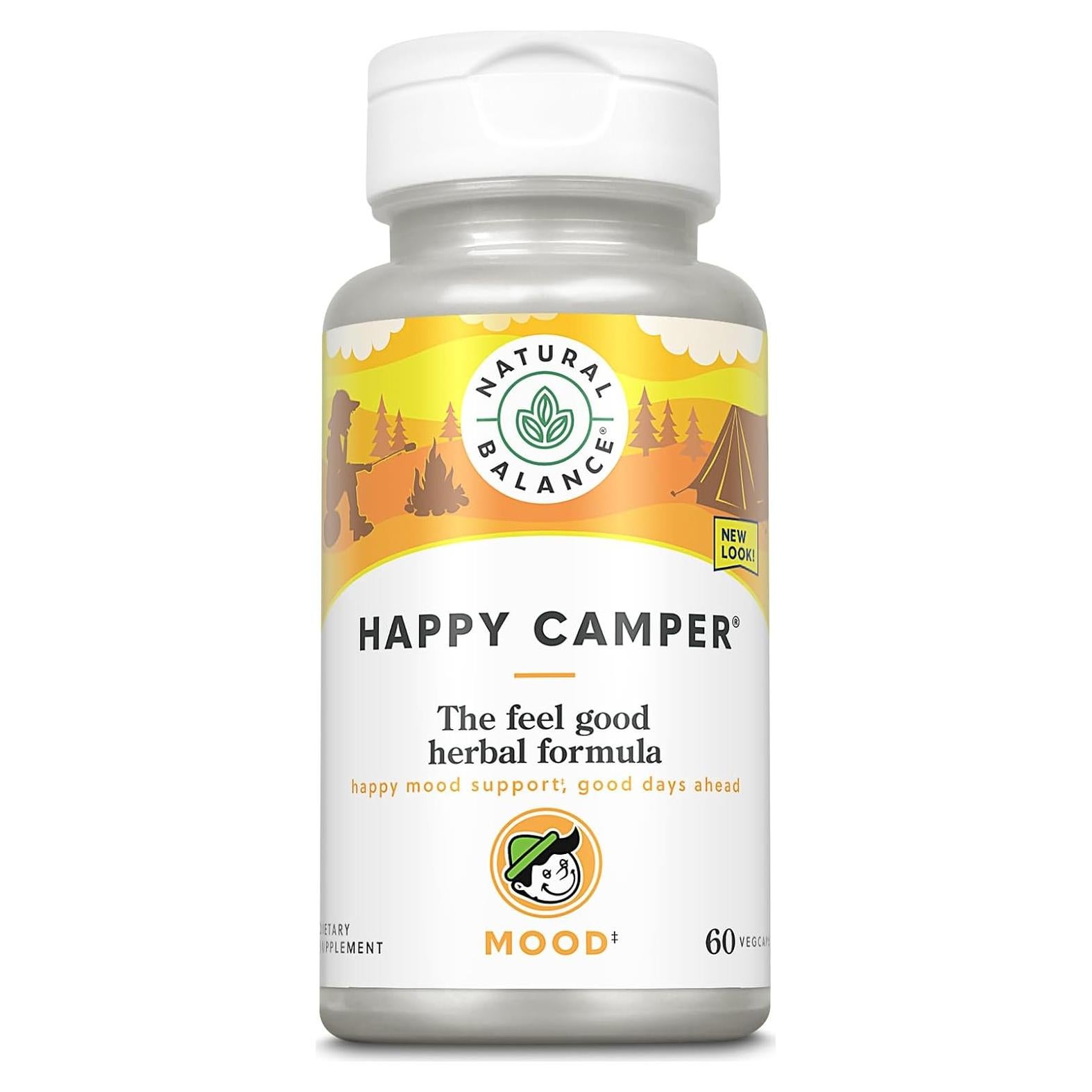 Suplemento Natural Balance Happy Camper - 60 VegCaps de Kava Kava