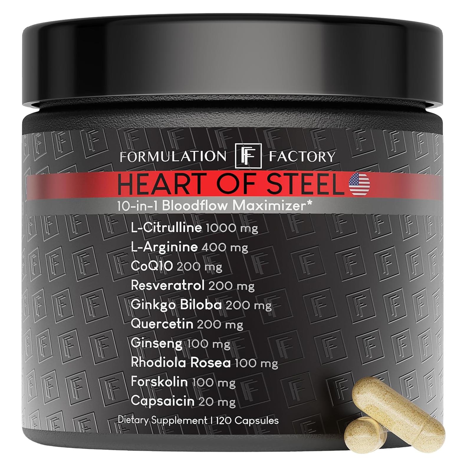 Corazón de Acero Suplemento Metabólico 120 Cápsulas