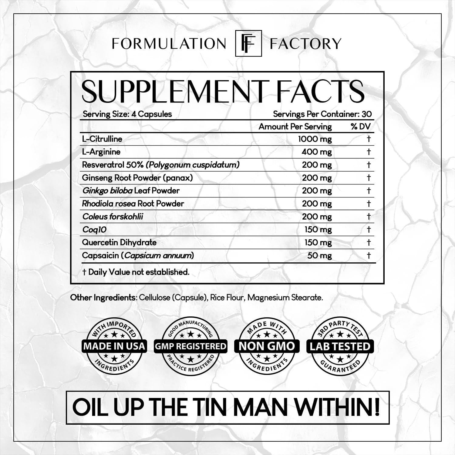 Corazón de Acero Suplemento Metabólico 120 Cápsulas