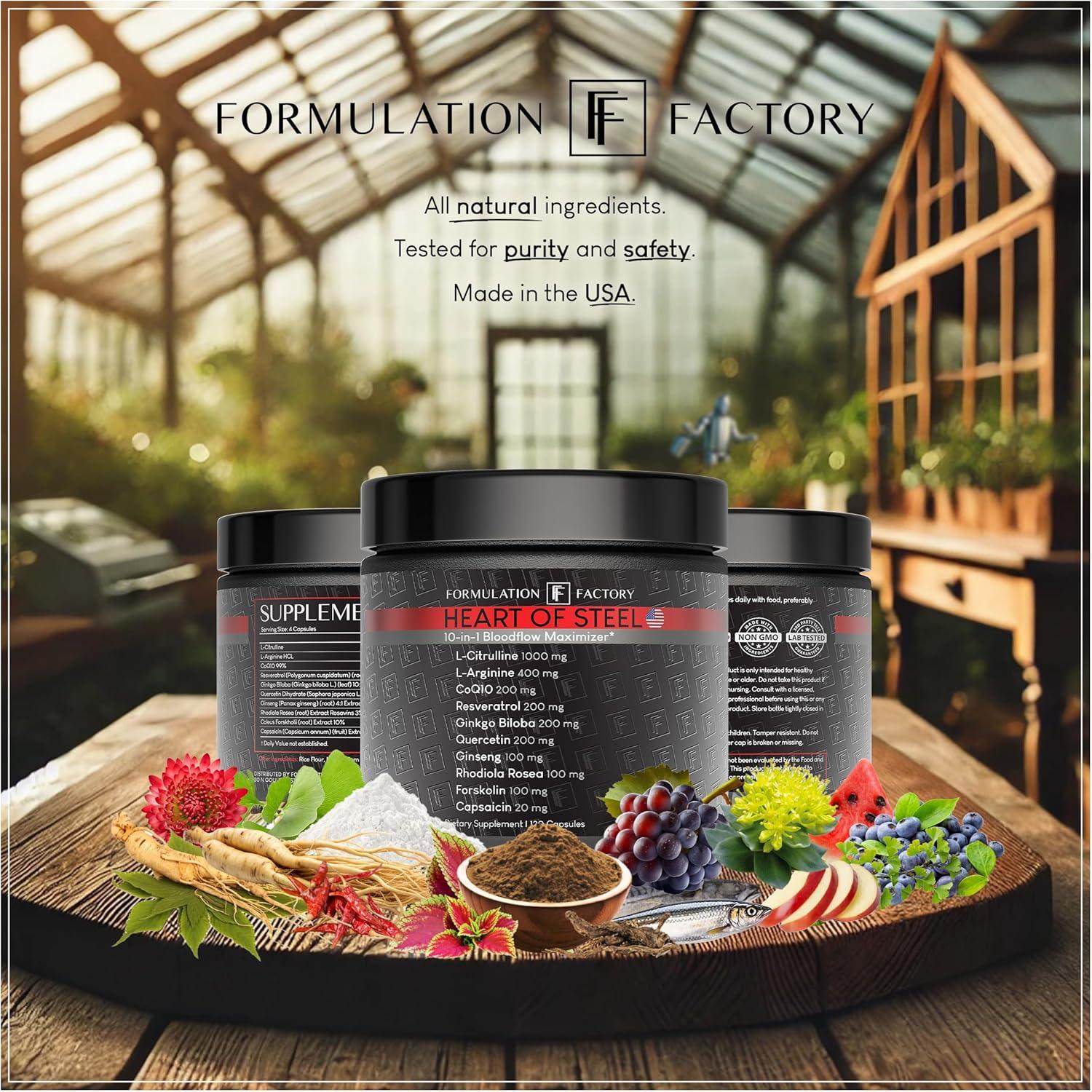 Corazón de Acero Suplemento Metabólico 120 Cápsulas