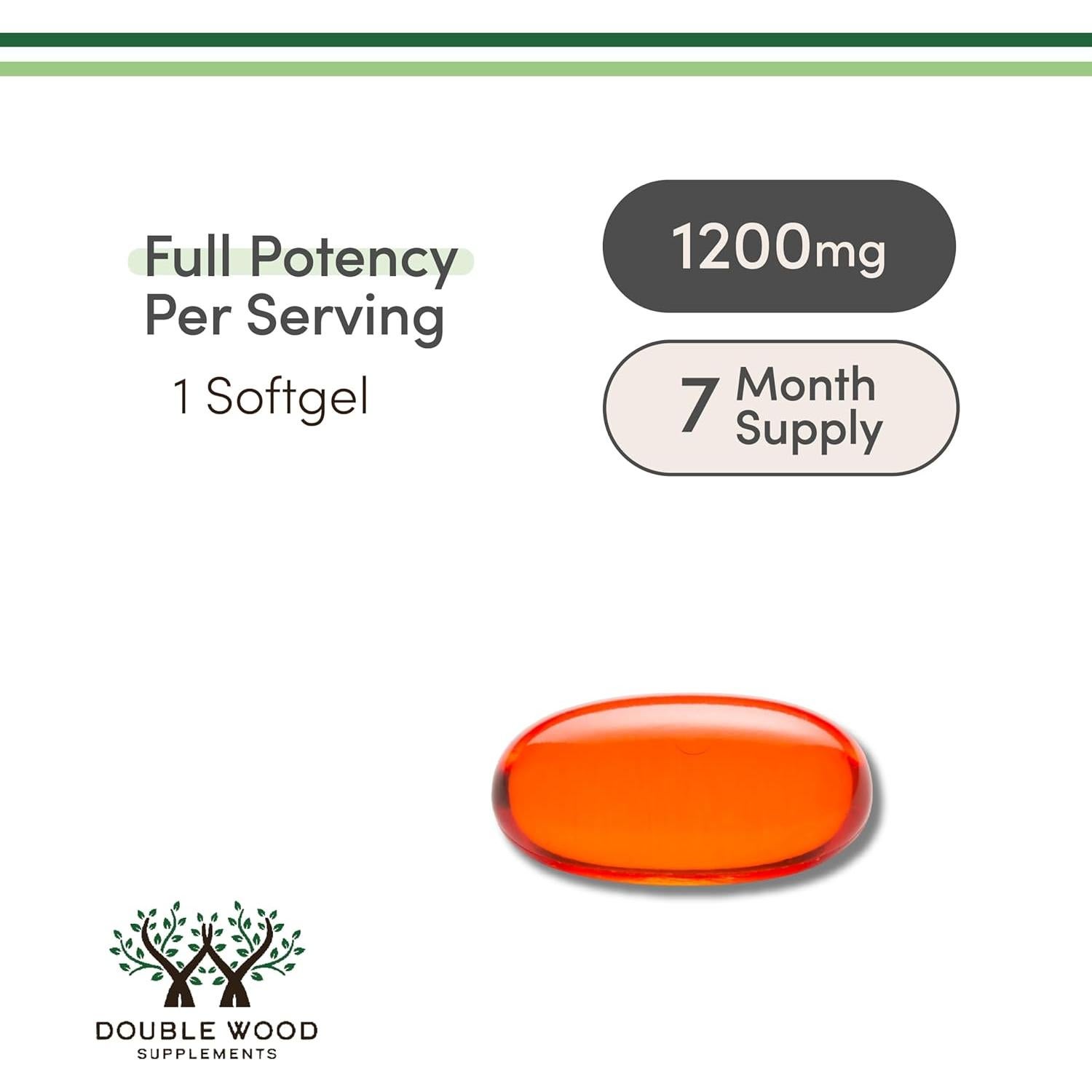 Fosfatidilcolina 1200mg 210 Gelatinas Blandas Double Wood