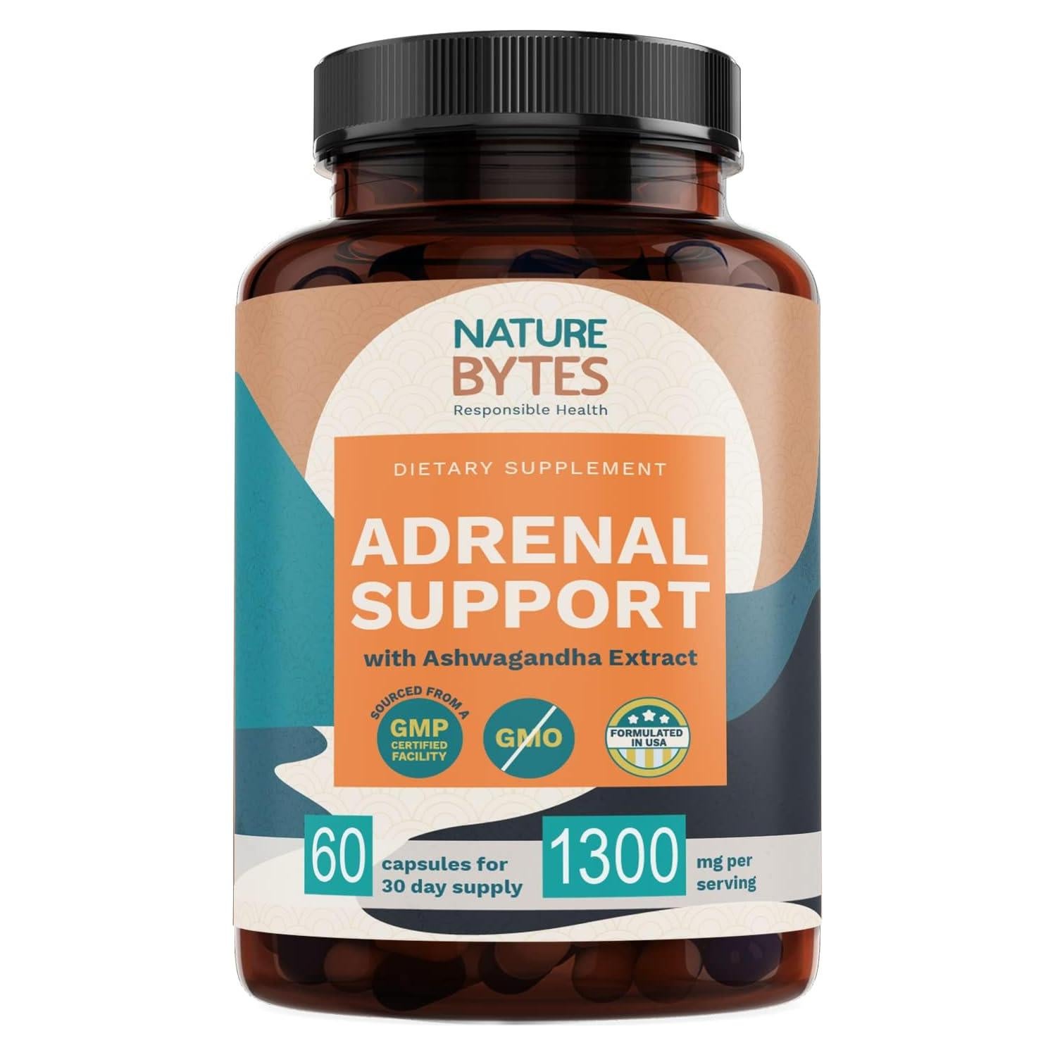 Suplemento Apoyo Adrenal Nature Bytes 91g - Ashwagandha y Vitaminas B