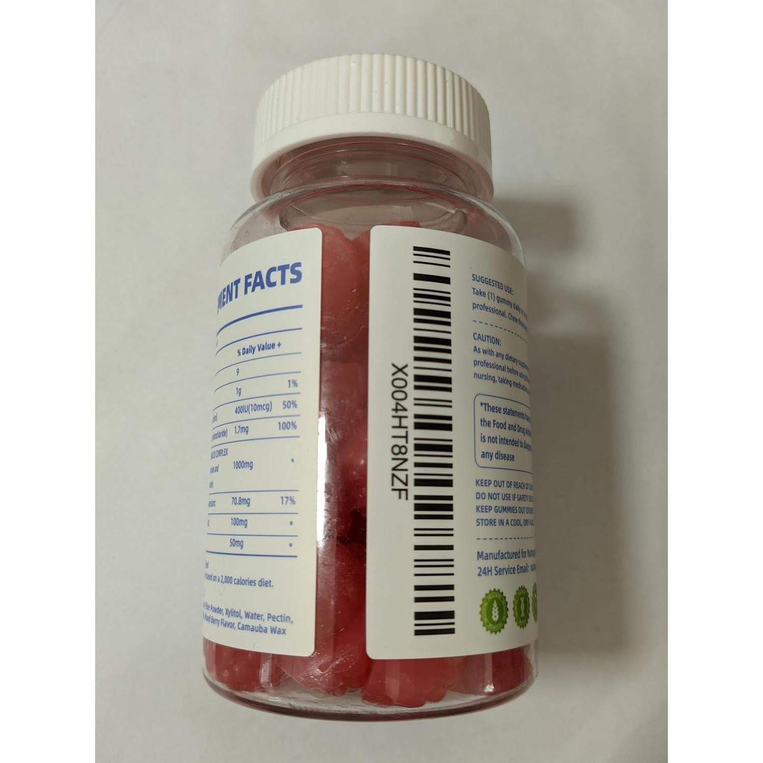 Gomitas de Ashwagandha y Vitamina D3 NUTRAGOGO 120 Unidades