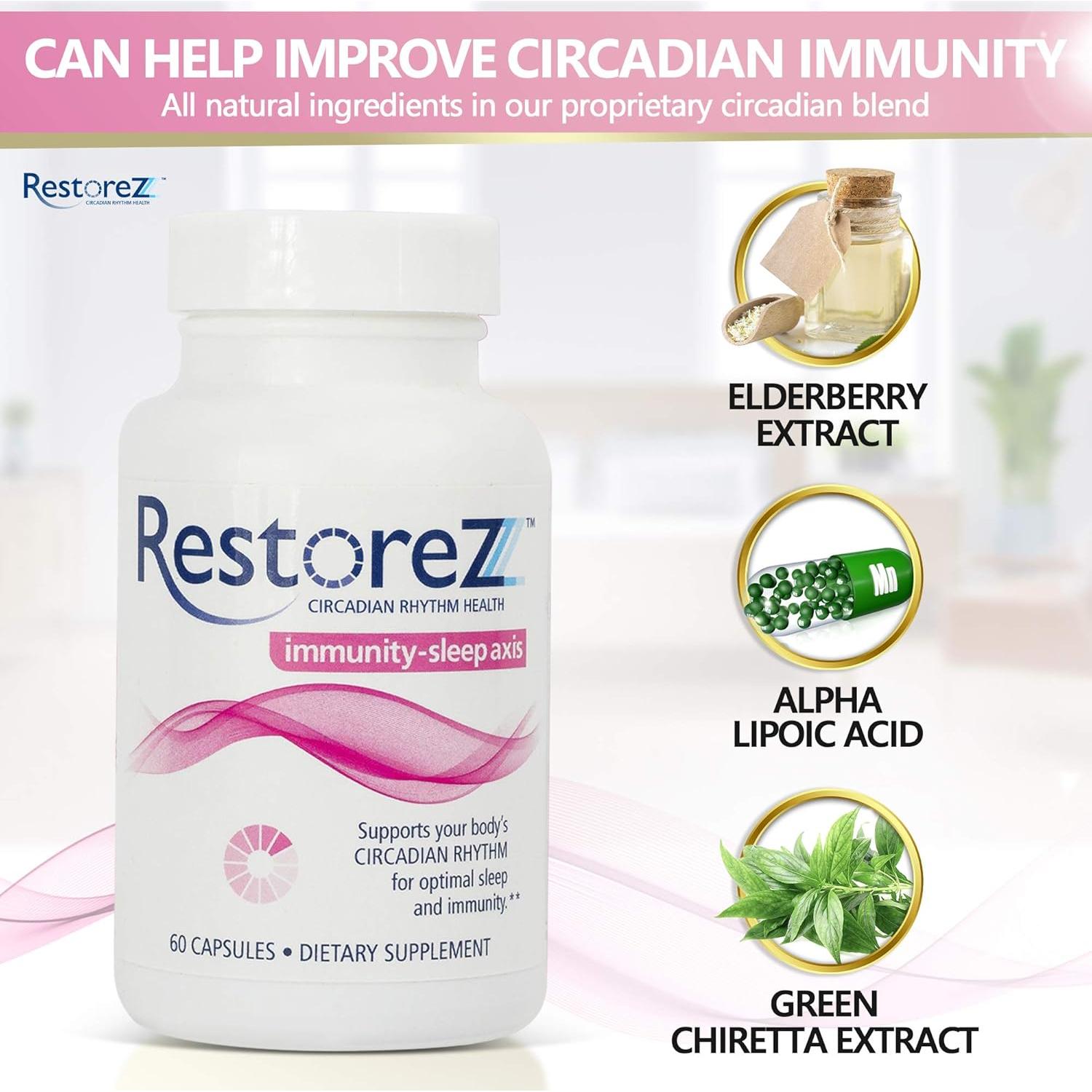 Suplemento para Dormir RestoreZ Eje Inmunológico 68g