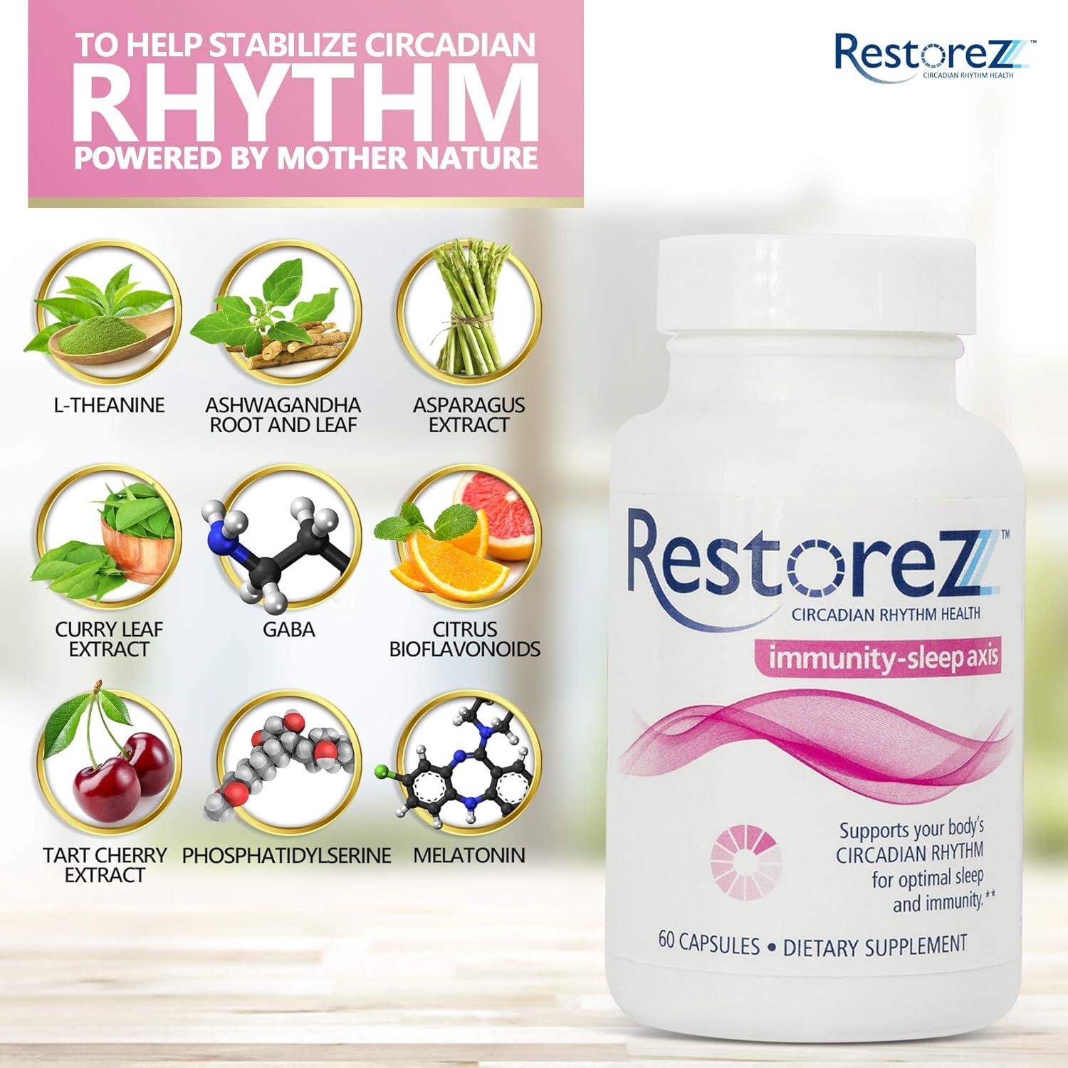 Suplemento para Dormir RestoreZ Eje Inmunológico 68g