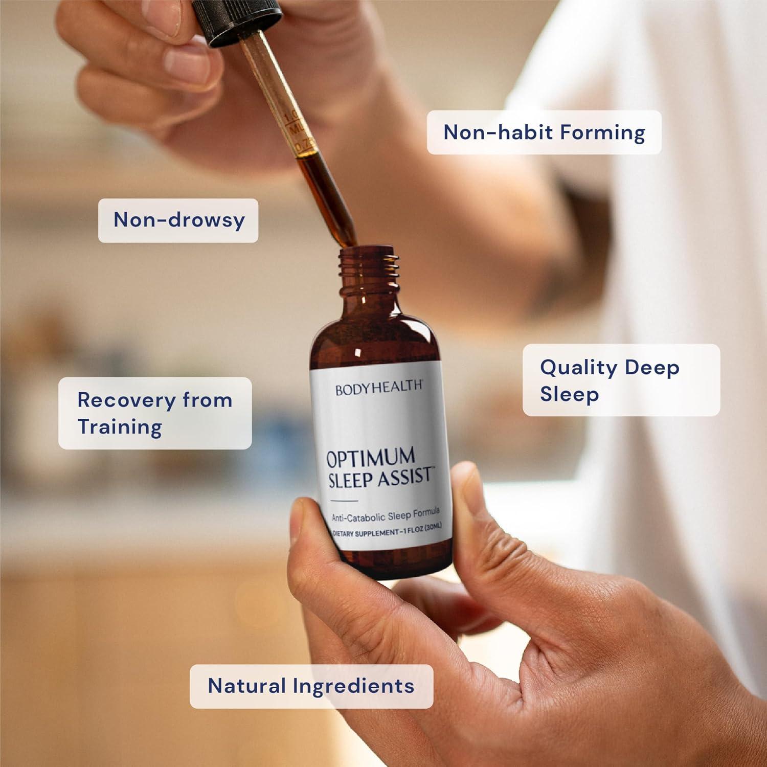 Suplemento Natural para Dormir BodyHealth Optimum Sleep Assist - 30 Porciones