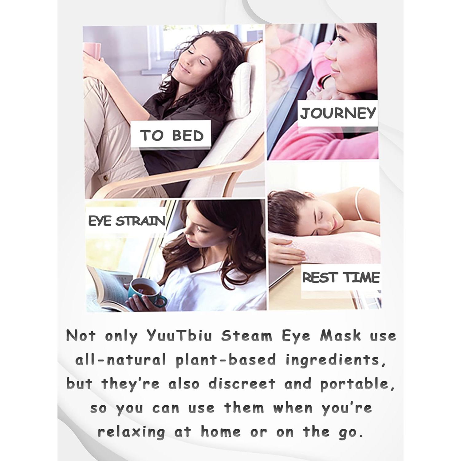 Máscara de Ojos de Vapor Desechable YuuTbiu - 9 Paquetes