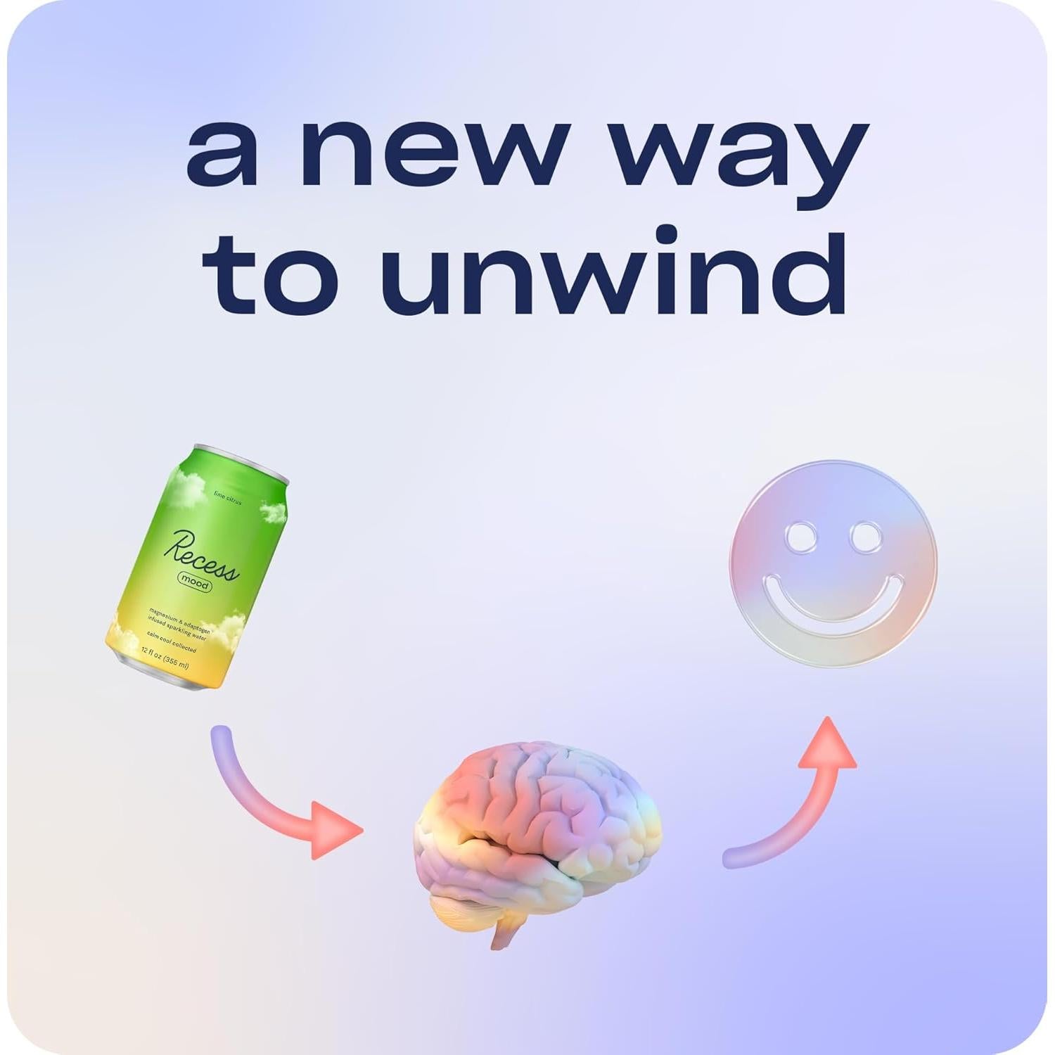 Bebida de Relajación Recess Mood Cítrico de Lima - 12 Unidades