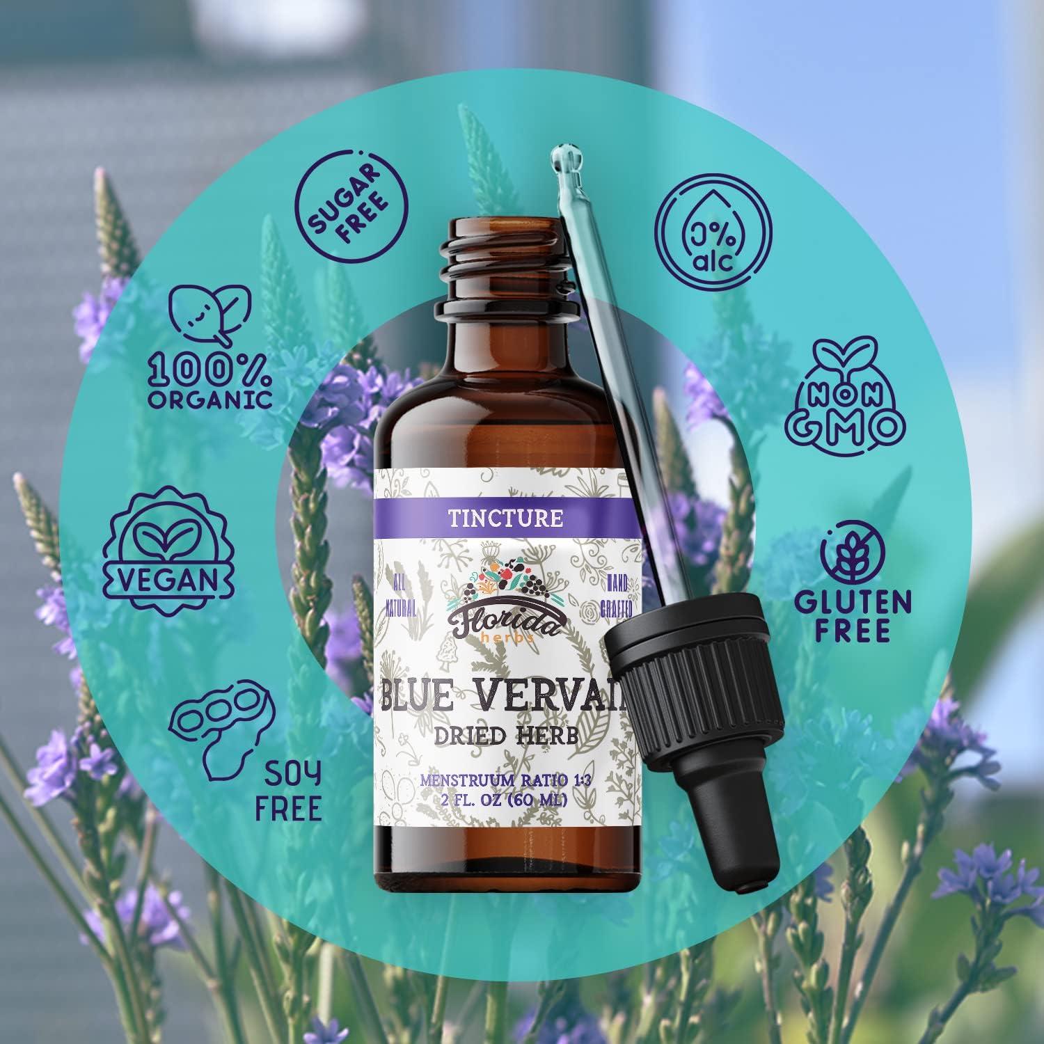 Extracto de Hierba de Verbena Azul Orgánica Florida Herbs 60 ml
