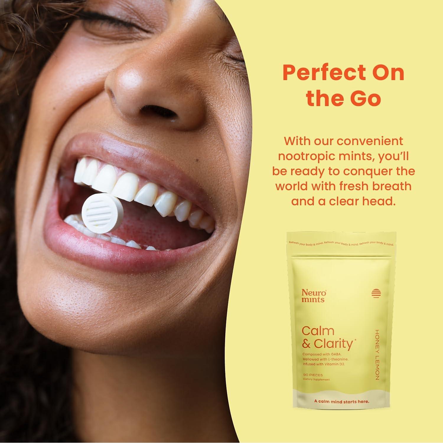 Caramelos Calmantes NeuroGum Limón Miel 90 Piezas GABA L-Teanina