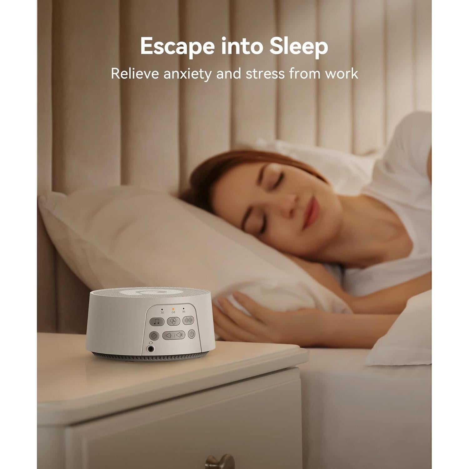 Máquina de Sonido Blanco Dreamegg D3 Pro 29 Sonidos Portátil