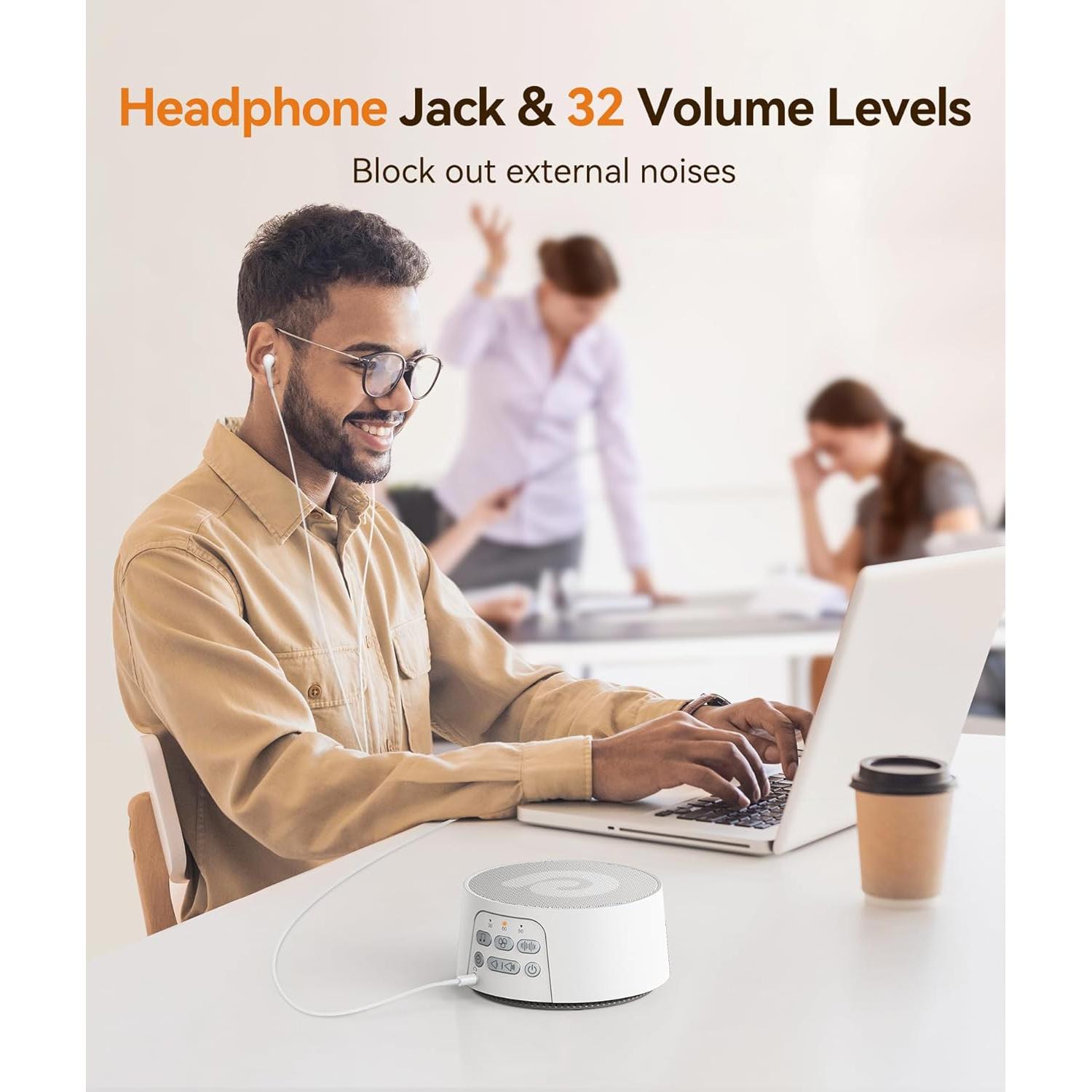 Máquina de Sonido Blanco Dreamegg D3 Pro 29 Sonidos Portátil