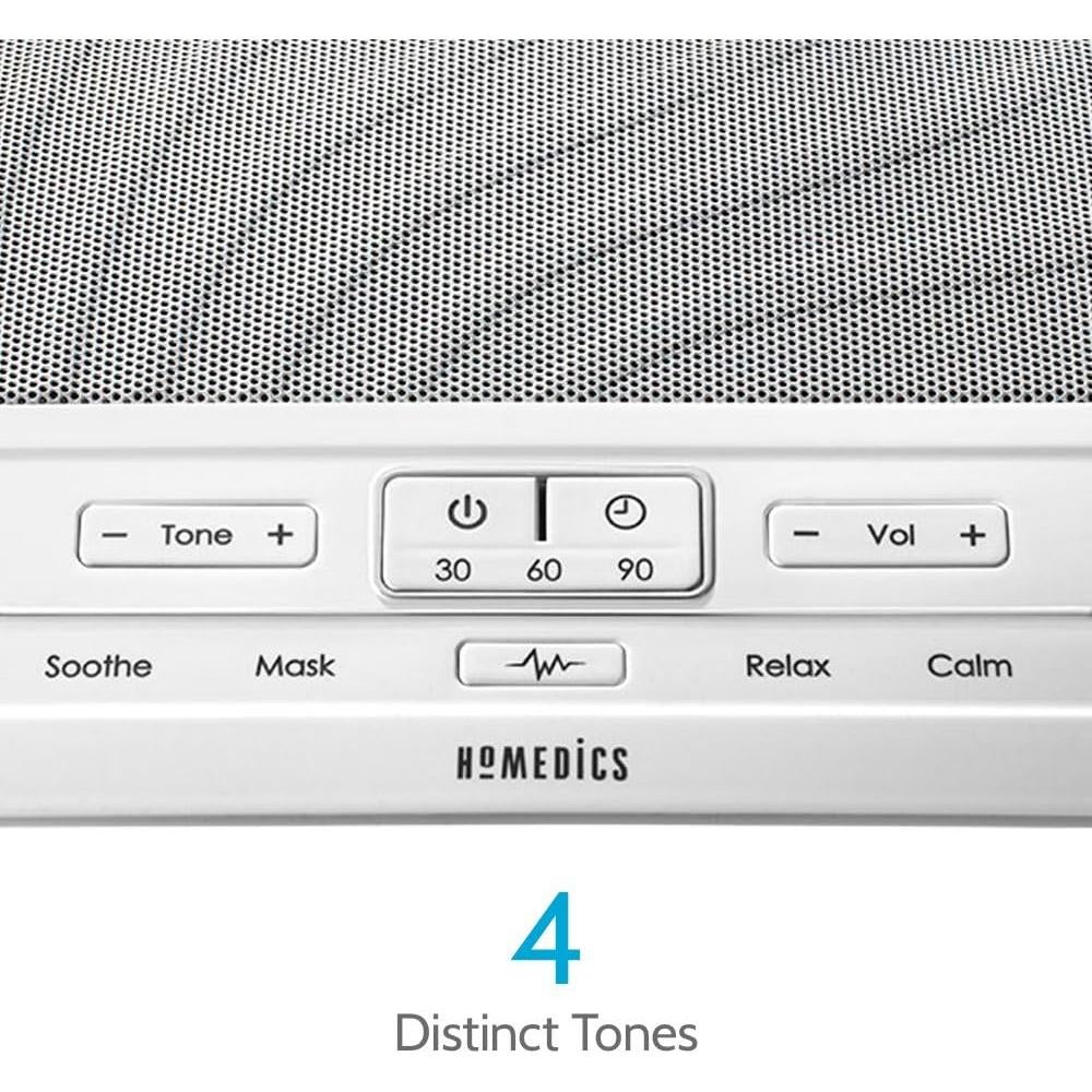 Máquina de Ruido Blanco HoMedics Deep Sleep I - 4 Sonidos Relajantes
