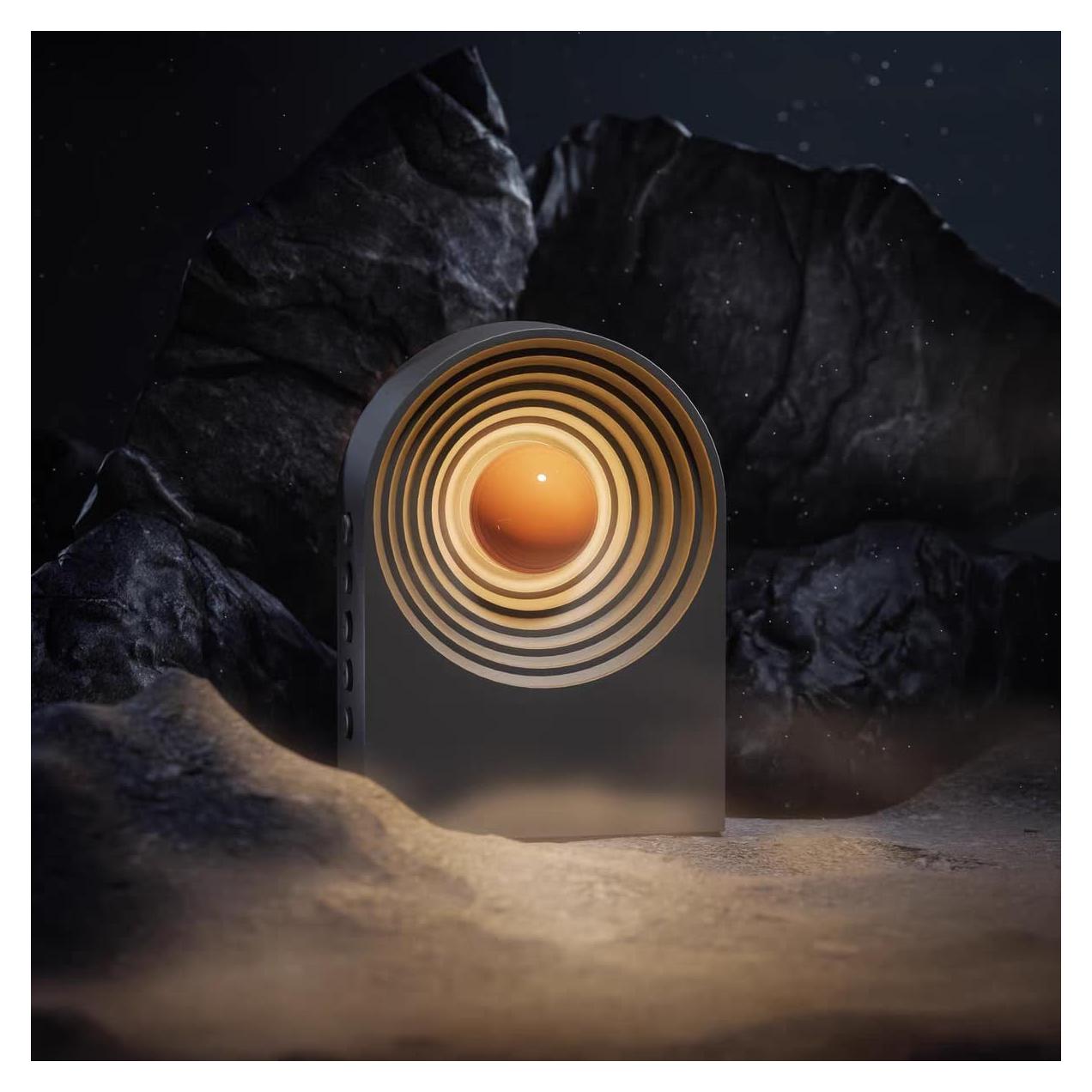 Máquina de Ruido Blanco Fusunloh DBA-Negro, 8 Sonidos y Luz