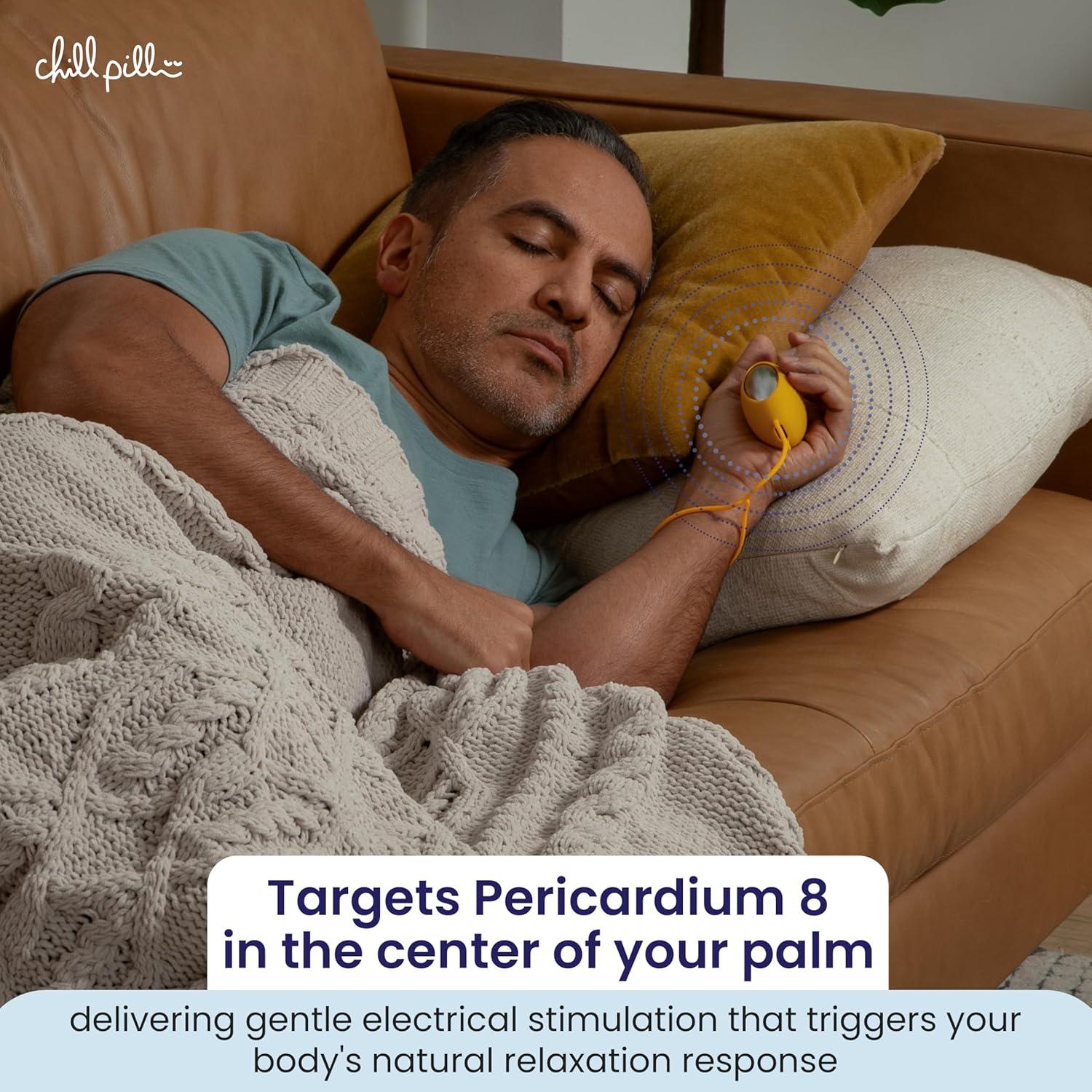 Dispositivo de Alivio del Estrés Chill Pill Plus - Calor y Electroterapia