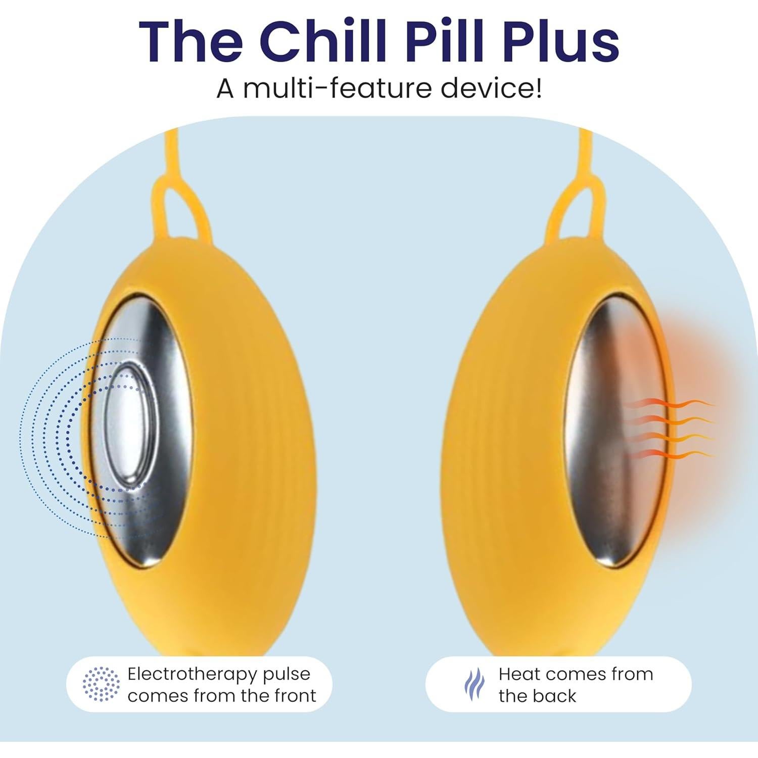 Dispositivo de Alivio del Estrés Chill Pill Plus - Calor y Electroterapia
