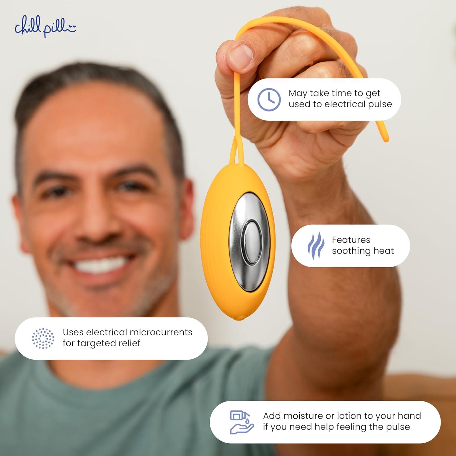 Dispositivo de Alivio del Estrés Chill Pill Plus - Calor y Electroterapia