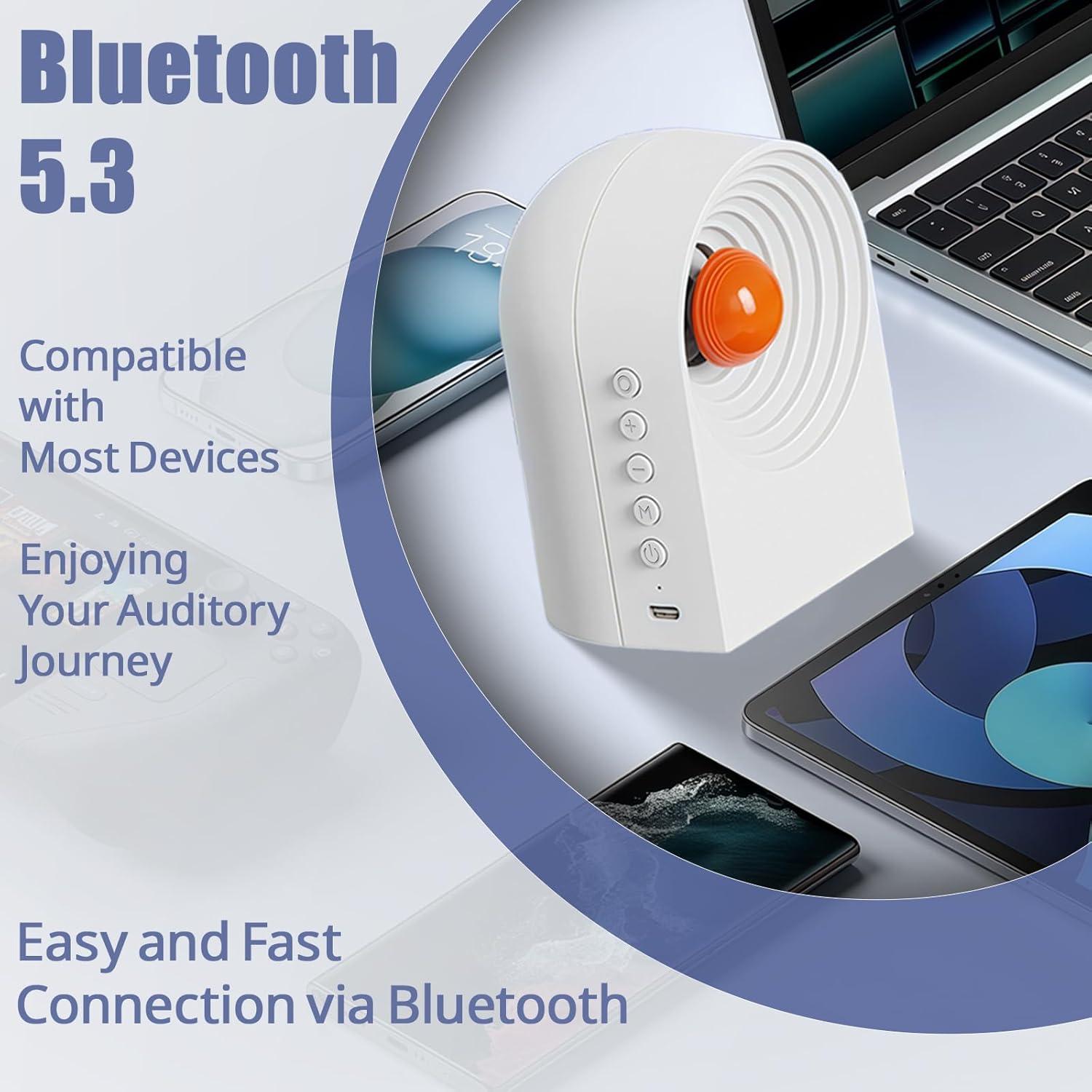 Altavoz Bluetooth Portátil Fusunloh DBA-W con 8 Sonidos y Luces