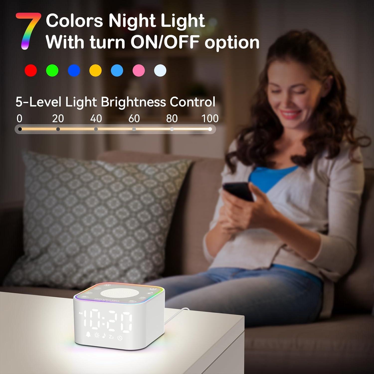 Máquina de Sonido Ruido Blanco Shenzhen SM-03 con Luz Nocturna