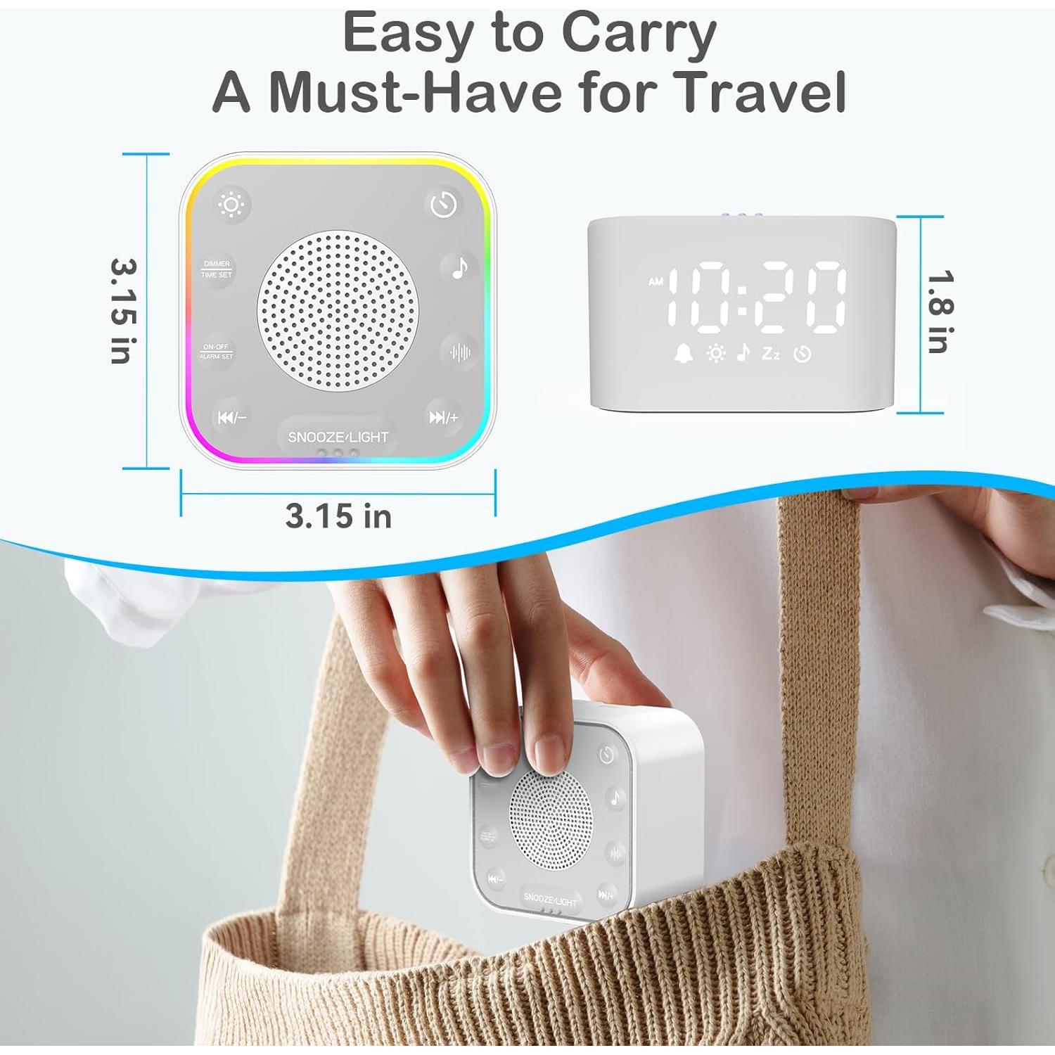 Máquina de Sonido Ruido Blanco Shenzhen SM-03 con Luz Nocturna