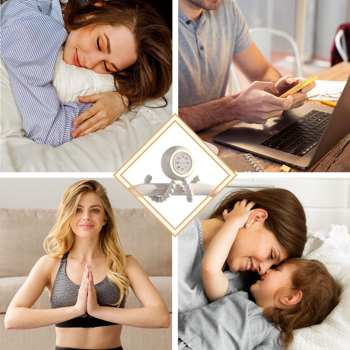 Máquina de Sonido Portátil Easysleep con 30 Sonidos Relajantes