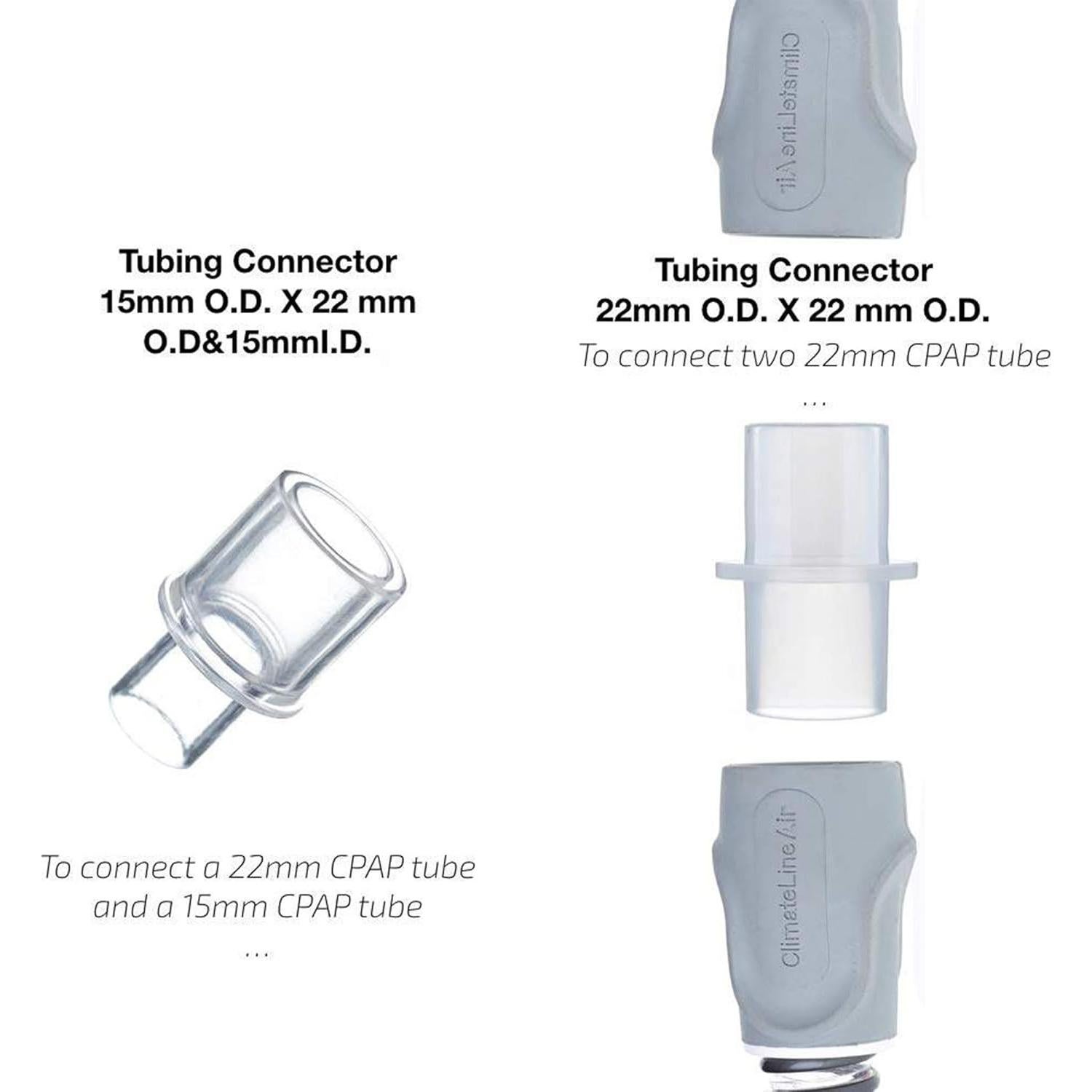 Adaptador de Manguera CPAP Mars Wellness 4 Pack 15mm y 22mm